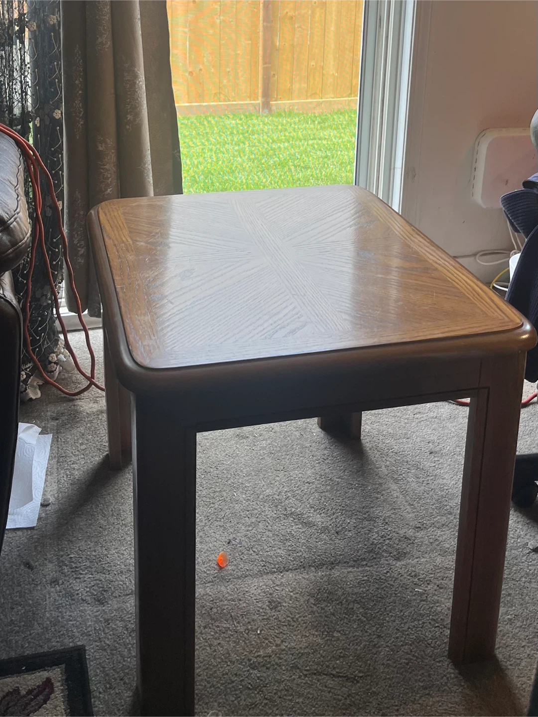 Oak End Table - photo 2