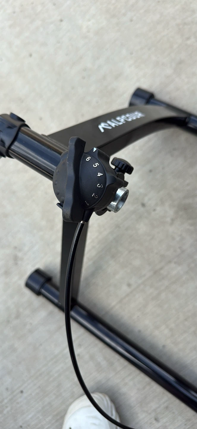 ALRPOUR Indoor Bike Trainer with Front Wheel Riser Block