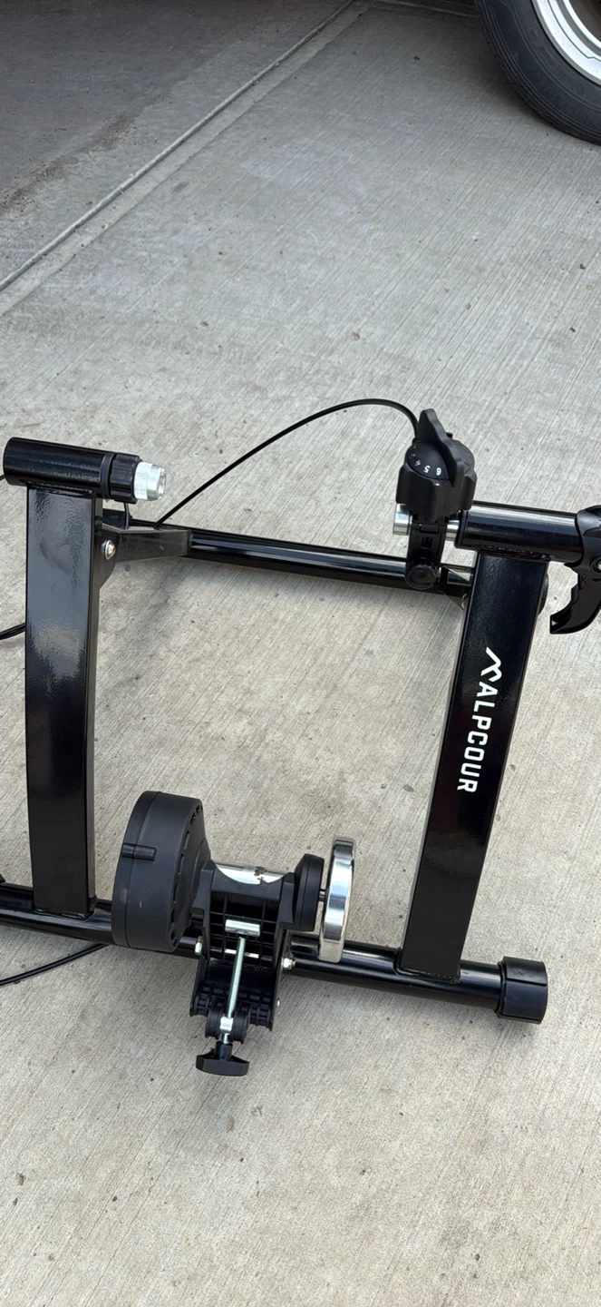 ALRPOUR Indoor Bike Trainer with Front Wheel Riser Block - photo 3