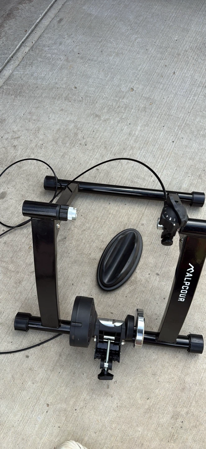 ALRPOUR Indoor Bike Trainer with Front Wheel Riser Block - photo 4