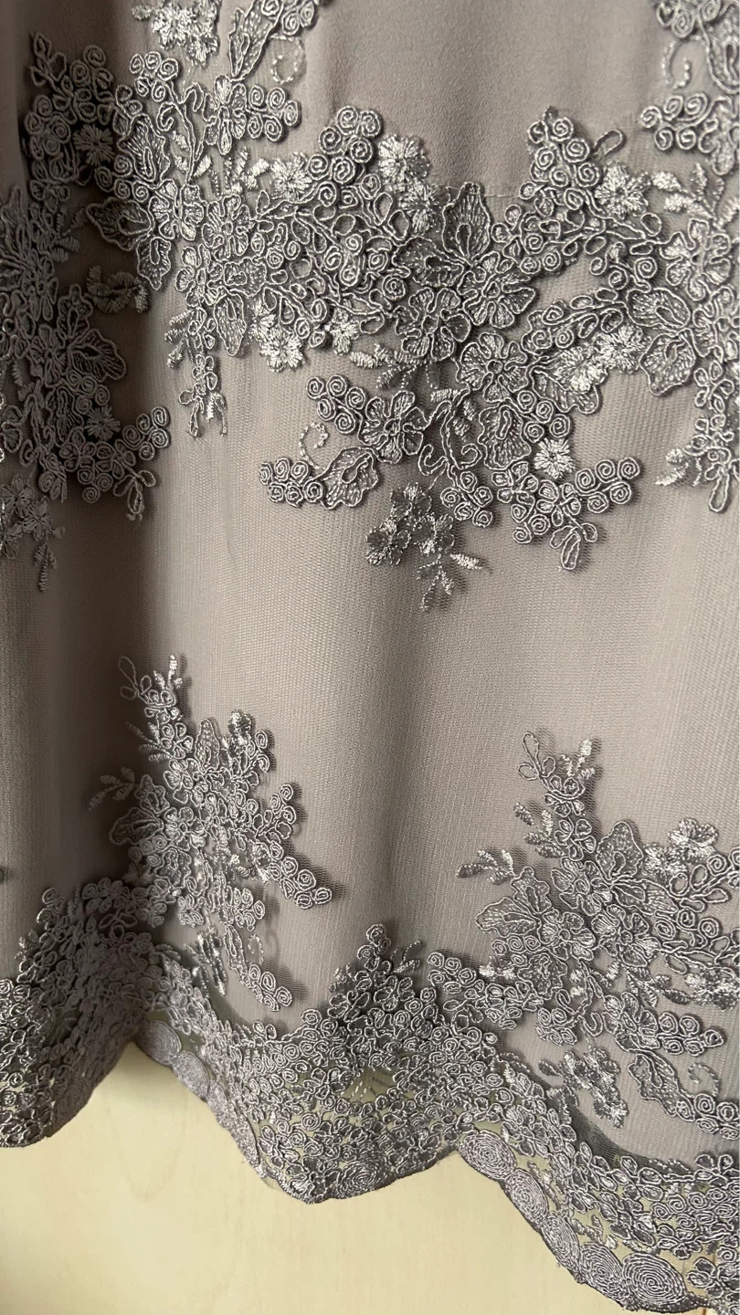 Natali Dler designed Lace Trim Lilac Dress - photo 2