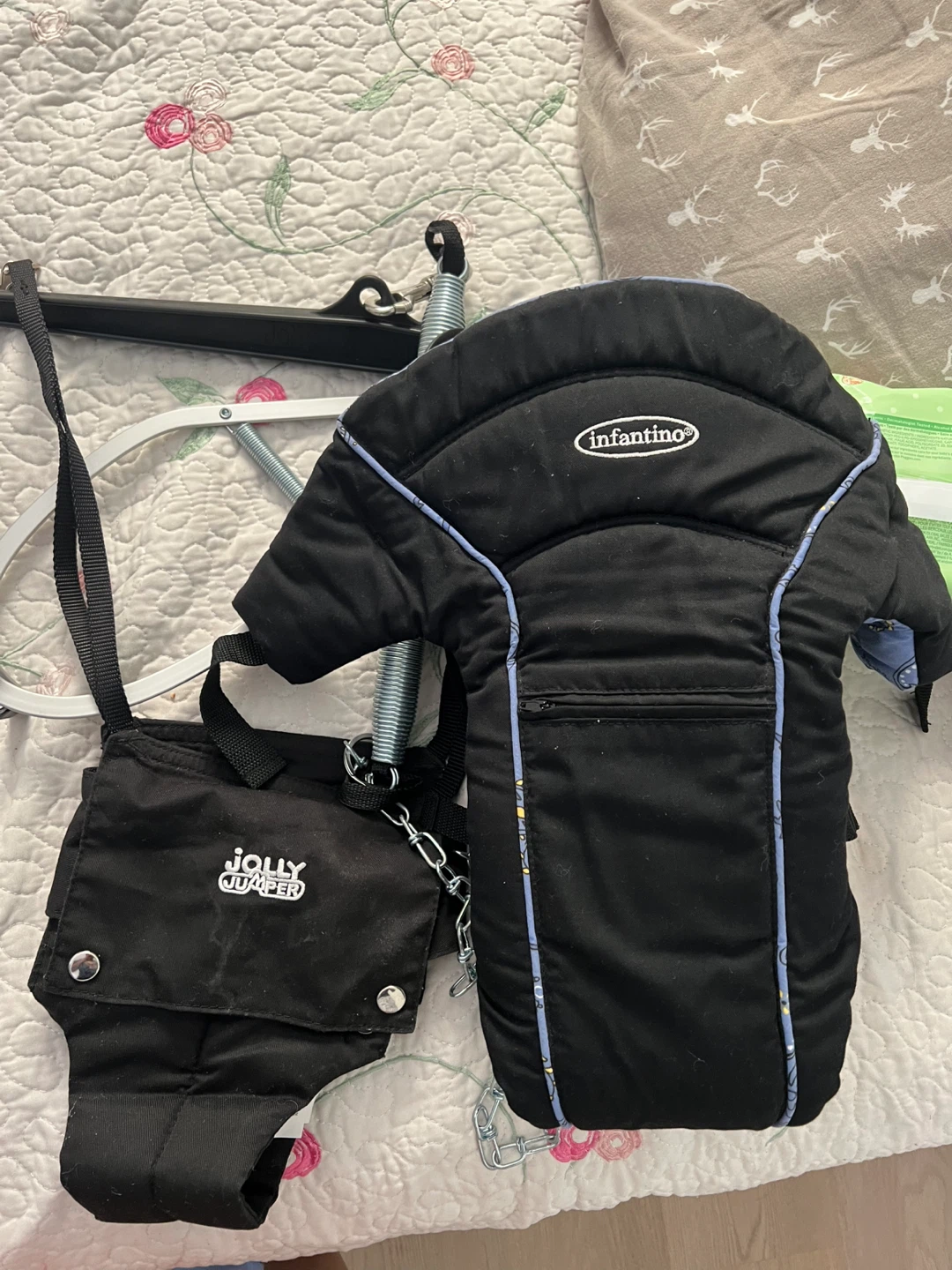 Baby carrier and  jolly Jumper Baby