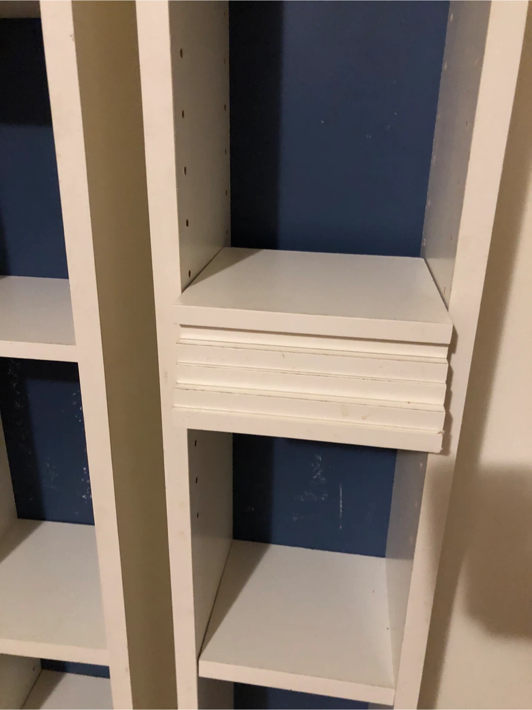 IKEA Tall White Bookcases - photo 3