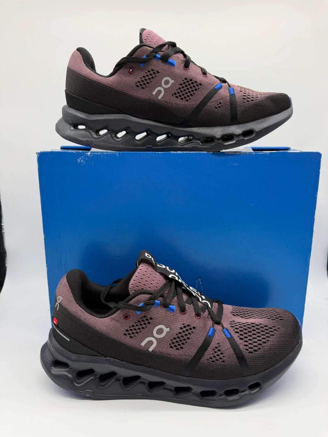 On Cloud Cloudsurfer Black Cobalt Men’s Running Shoes Size US 9 - photo 2