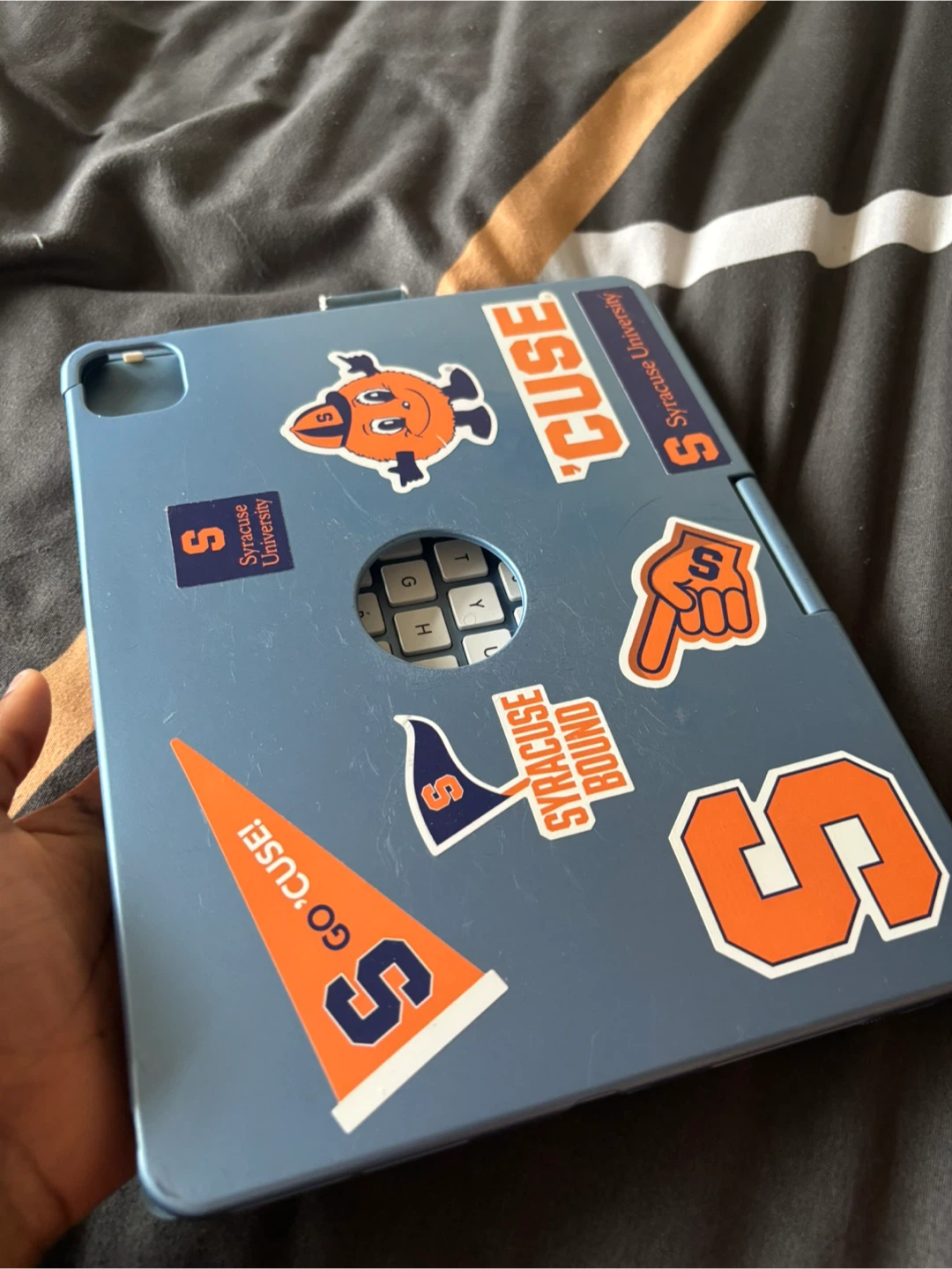 Blue Keyboard Case for iPad - photo 2