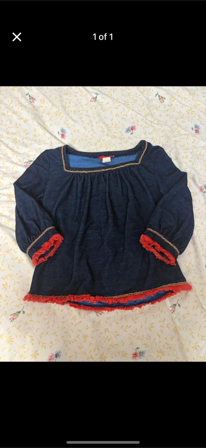 Y+O2 beautiful, navy blue, long sleeve top