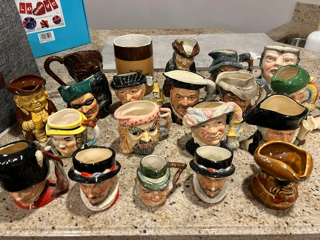 Collection of Royal Doulton Toby Jugs/Mugs