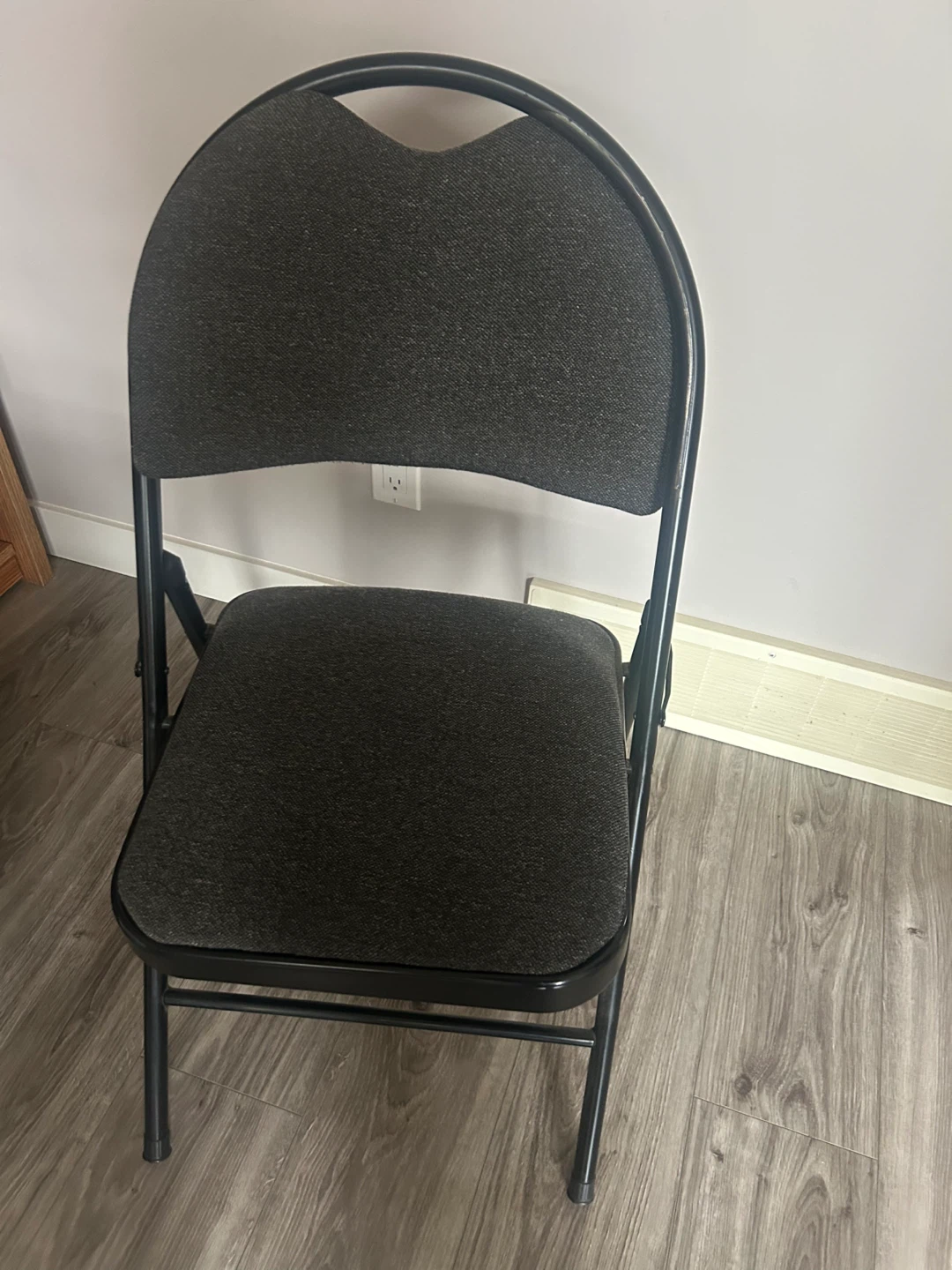 Grey Fabric Folding Chair ( make an offer)