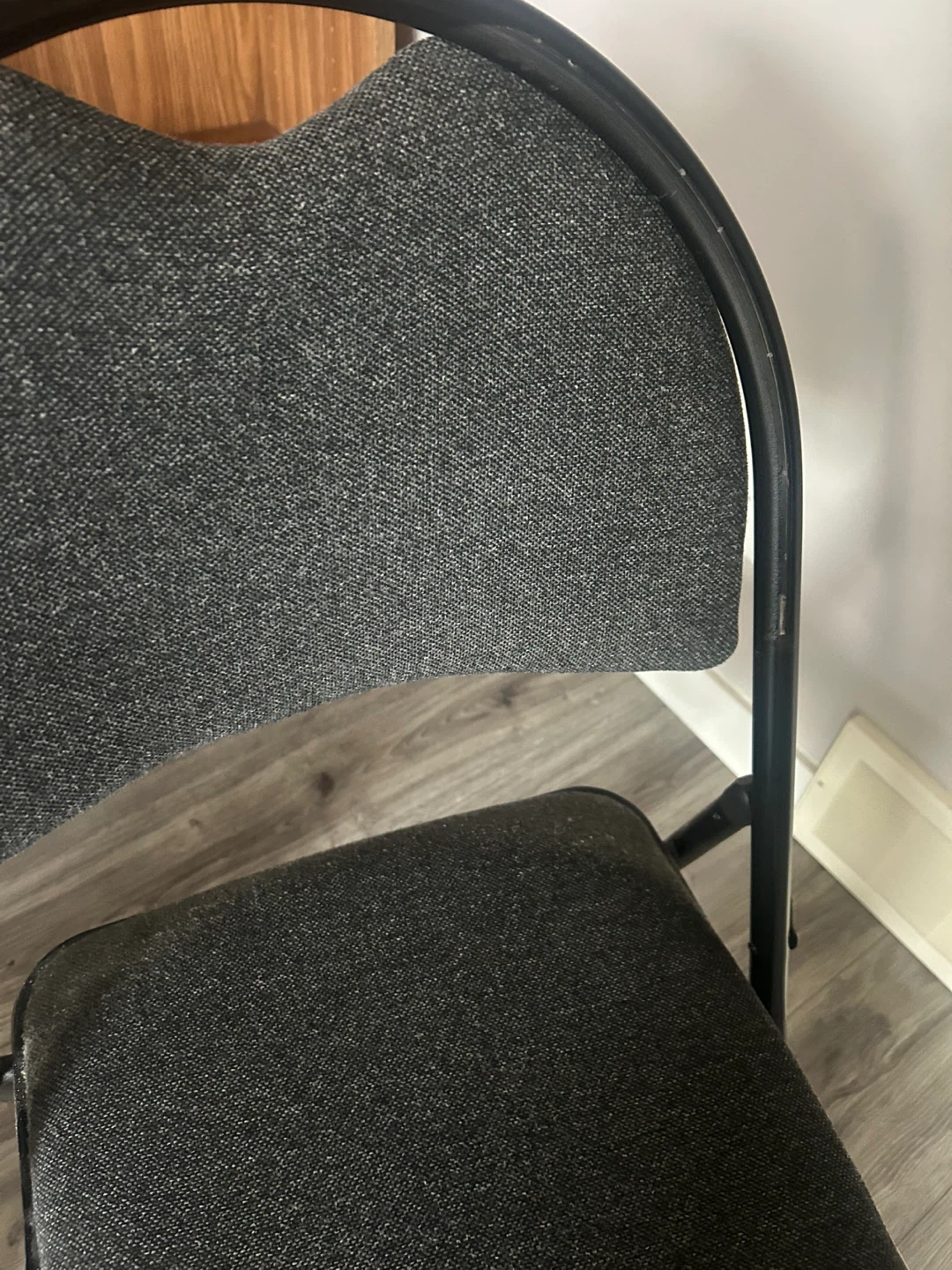 Grey Fabric Folding Chair ( make an offer) - photo 2