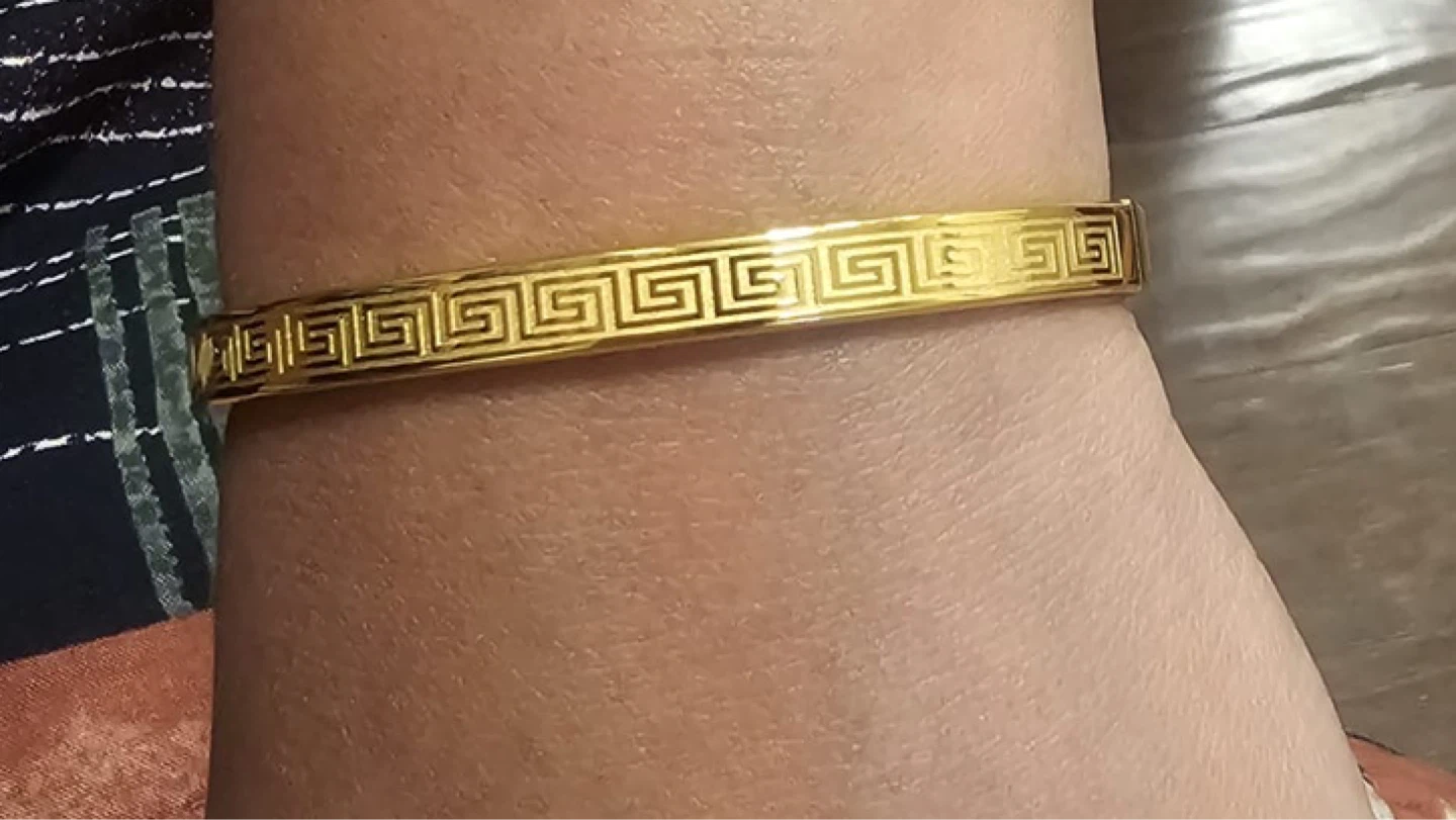 Gold plated bracelet for $32