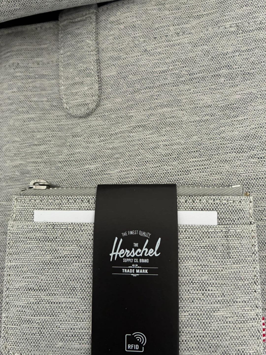 Herschel Supply Co. Grey Tote Bag with Matching Card Holder - photo 2