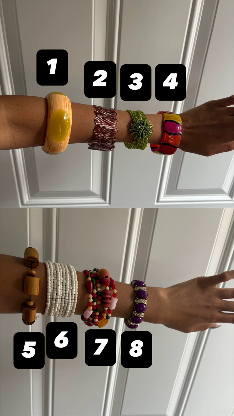 Set of 8 Fashion Bracelets