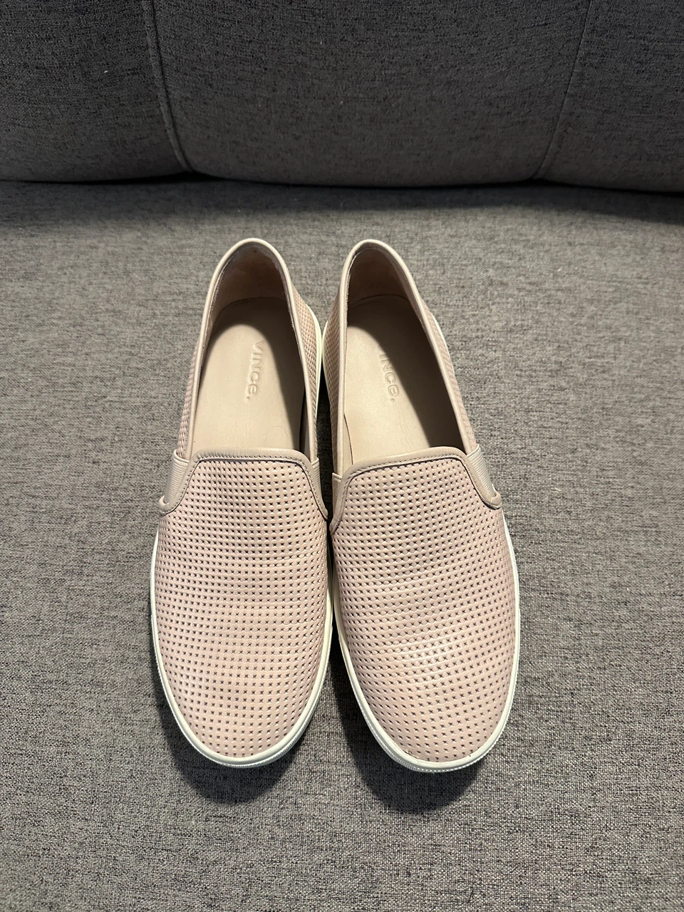 Vince Perforated Slip-On Sneakers