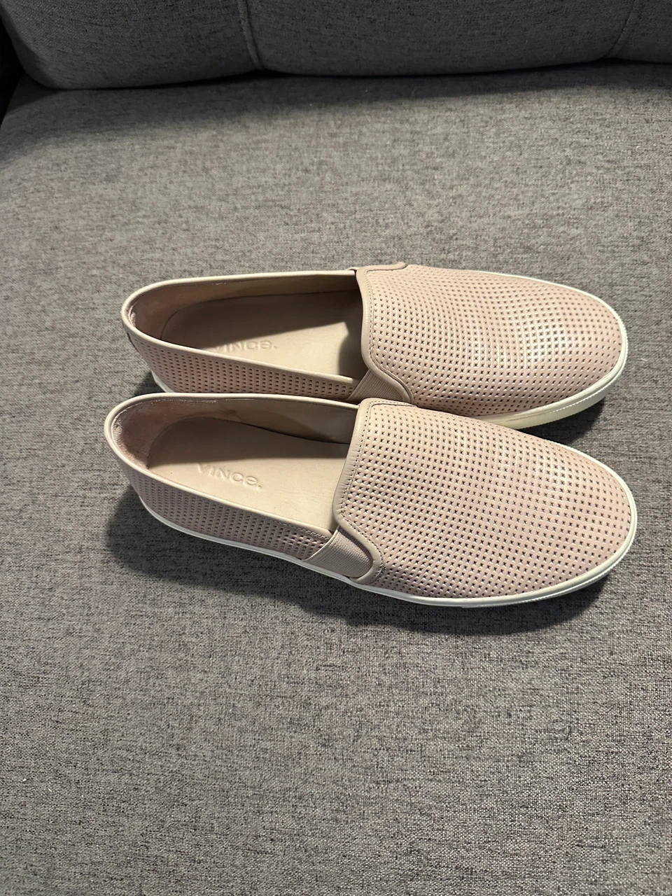 Vince Perforated Slip-On Sneakers - photo 2