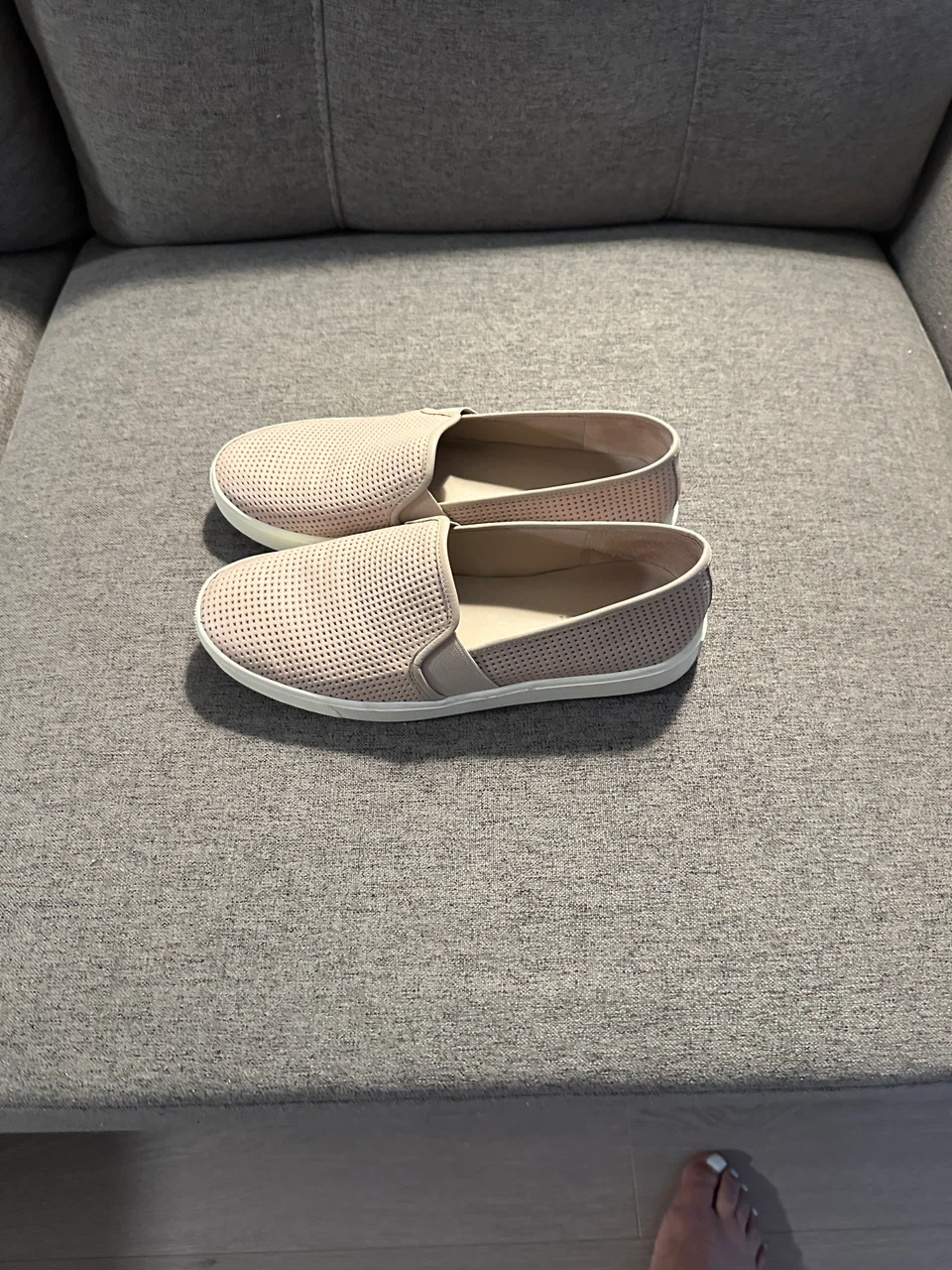 Vince Perforated Slip-On Sneakers - photo 4