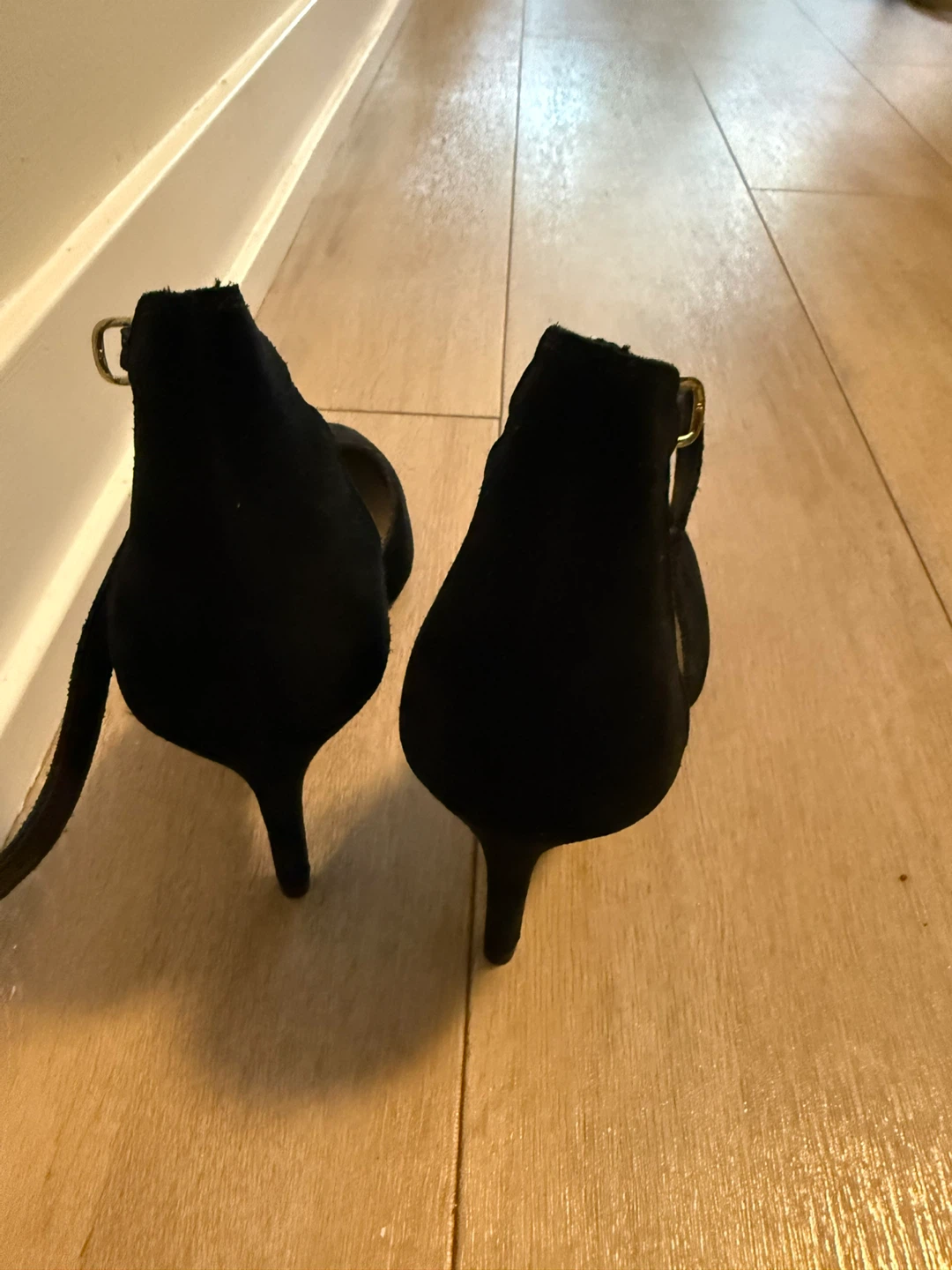 Black Suede Heels – Size 39 (bpc Selection Premium) - photo 4