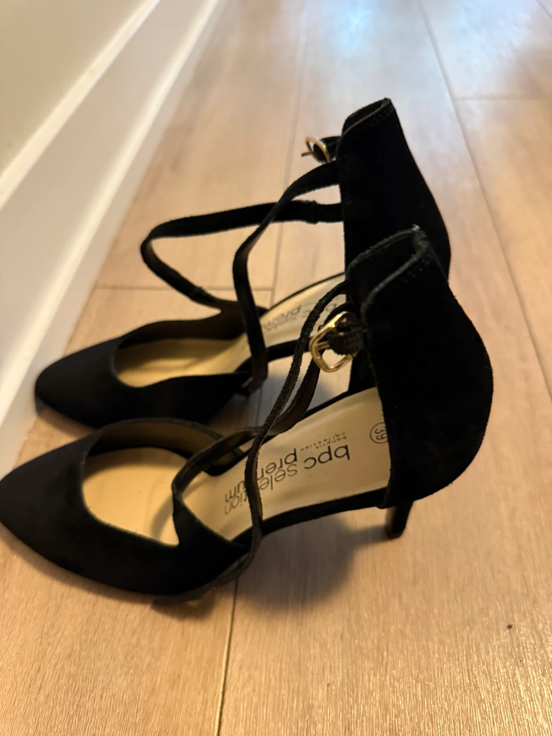 Black Suede Heels – Size 39 (bpc Selection Premium) - photo 5