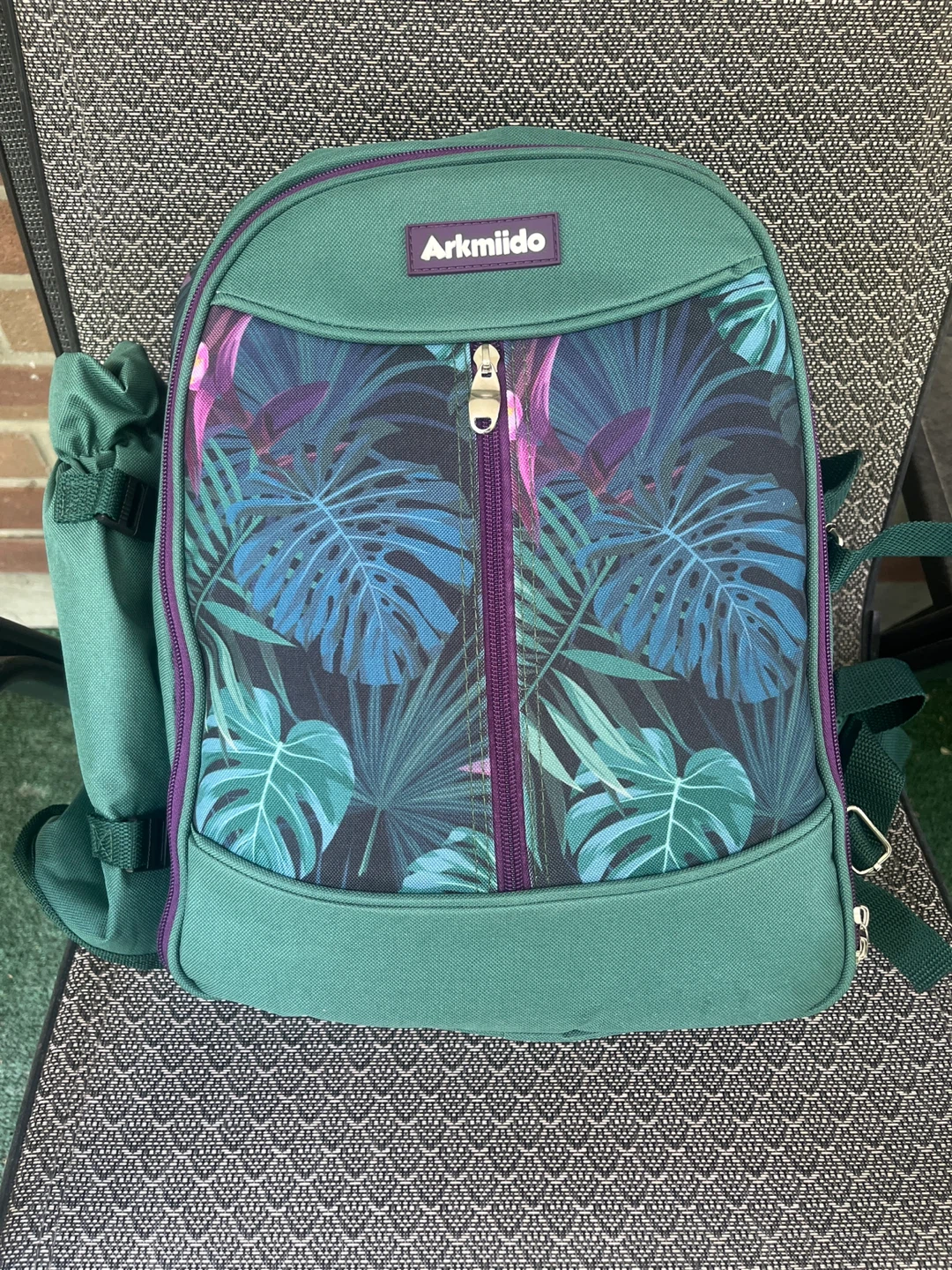 Arkmido Tropical Print Picnic Backpack - photo 2