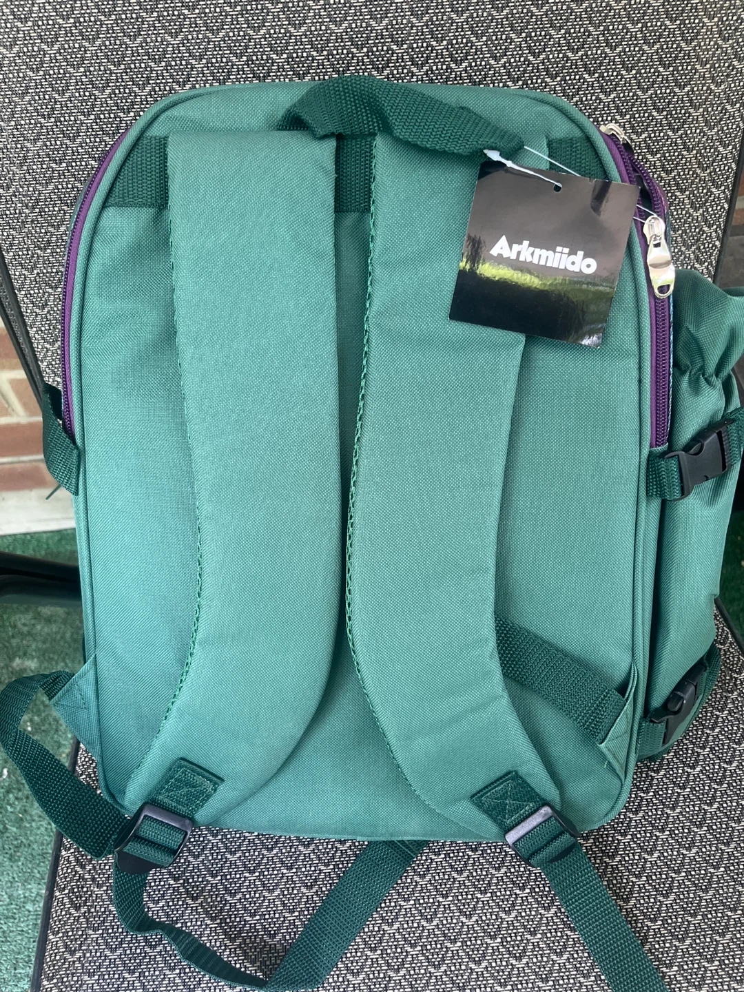 Arkmido Tropical Print Picnic Backpack - photo 4