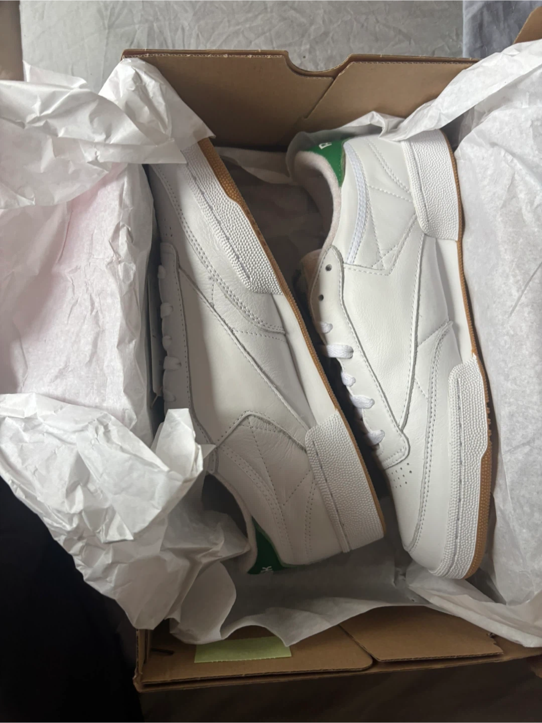 Reebok Club C 85 Vintage White/Green/Gum Sneakers
