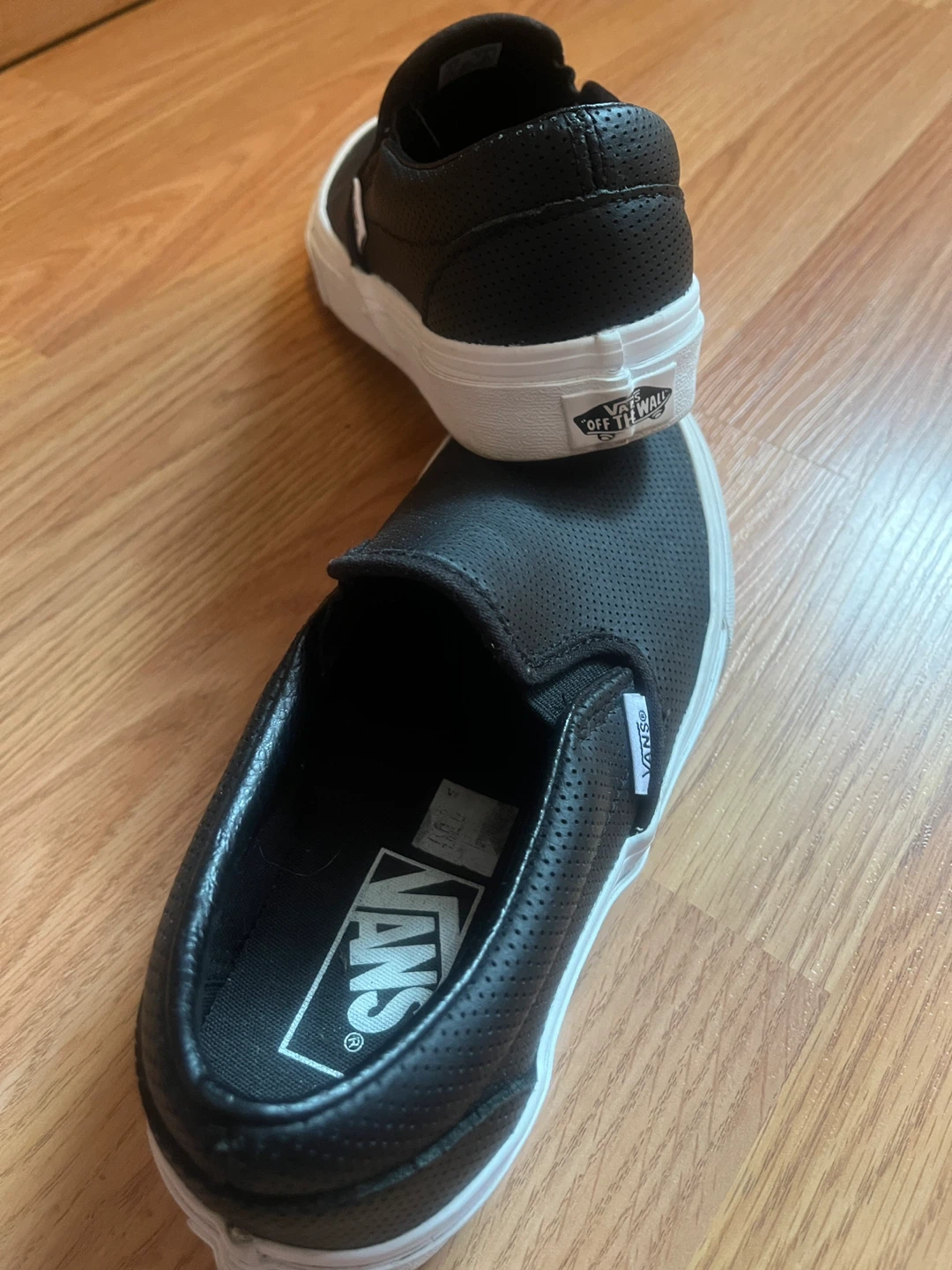 Vans Black Perforated Slip-On Shoes - photo 3