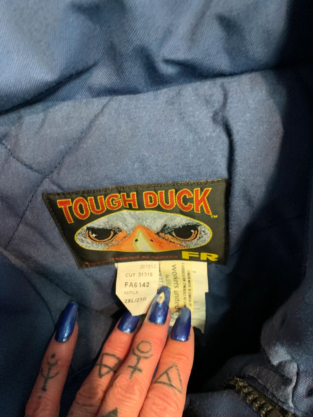 Tough Duck FR Work Jacket - Blue - 2XL - photo 2