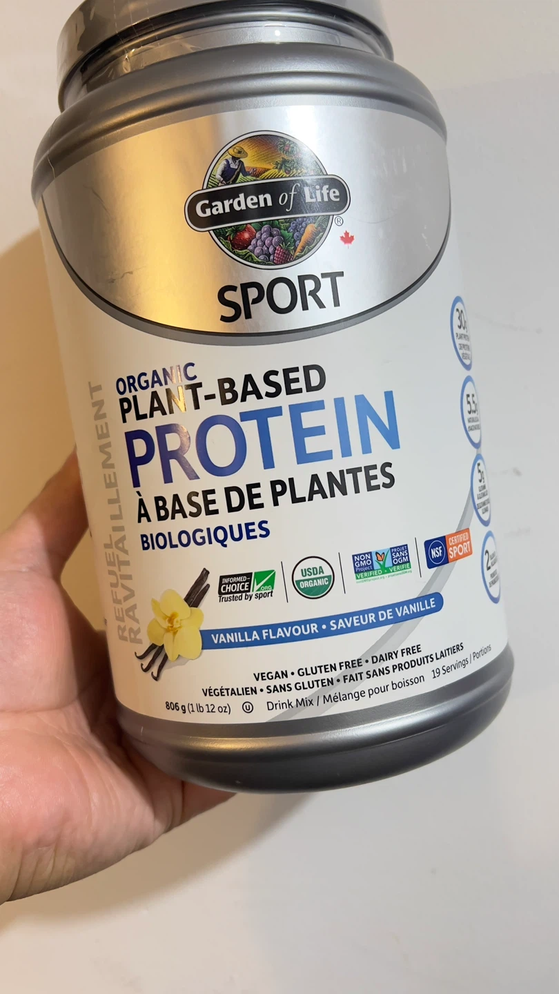 Garden of Life Sport Organic Plant-Based Protein Vanilla 806g