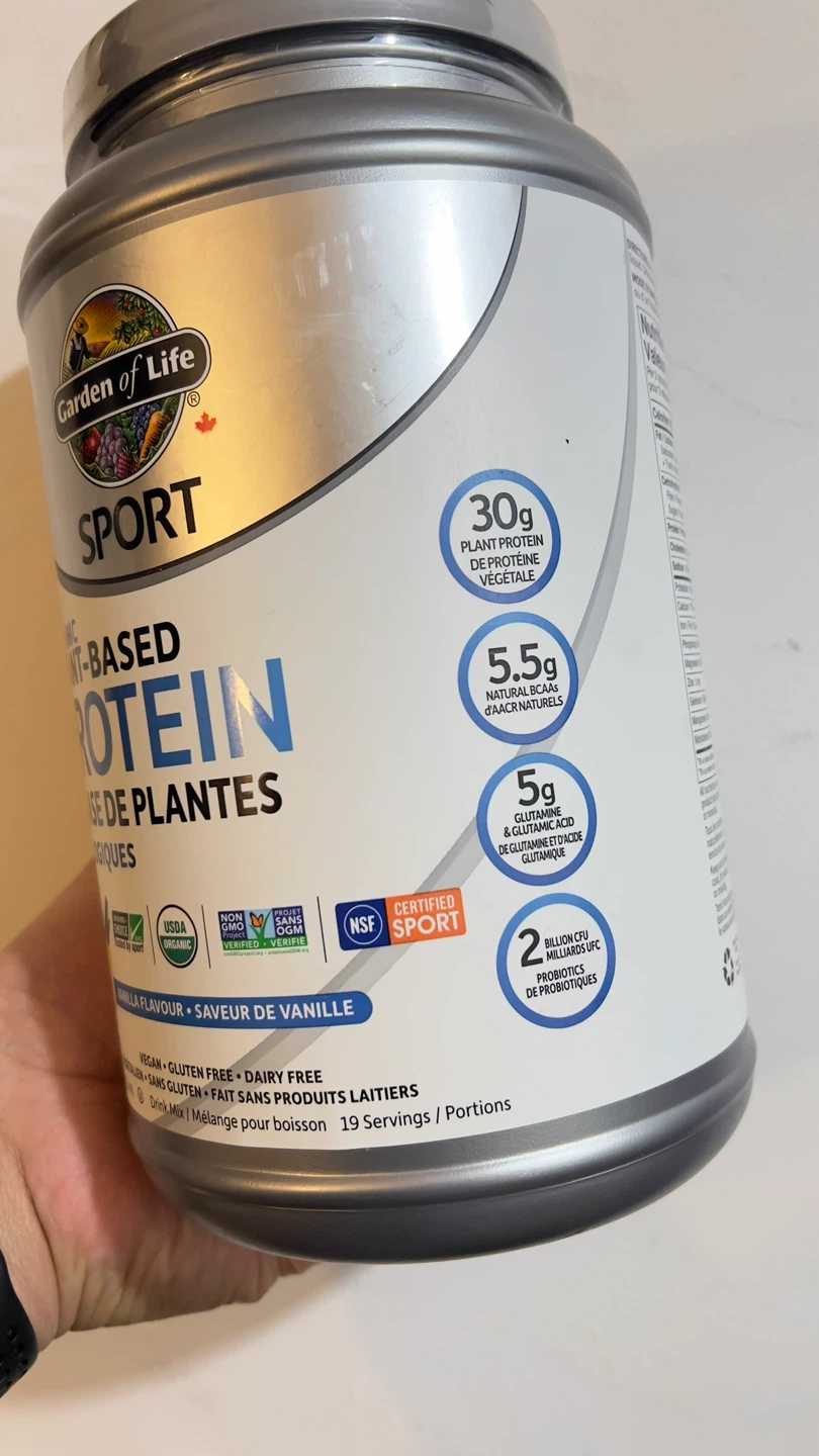 Garden of Life Sport Organic Plant-Based Protein Vanilla 806g - photo 2