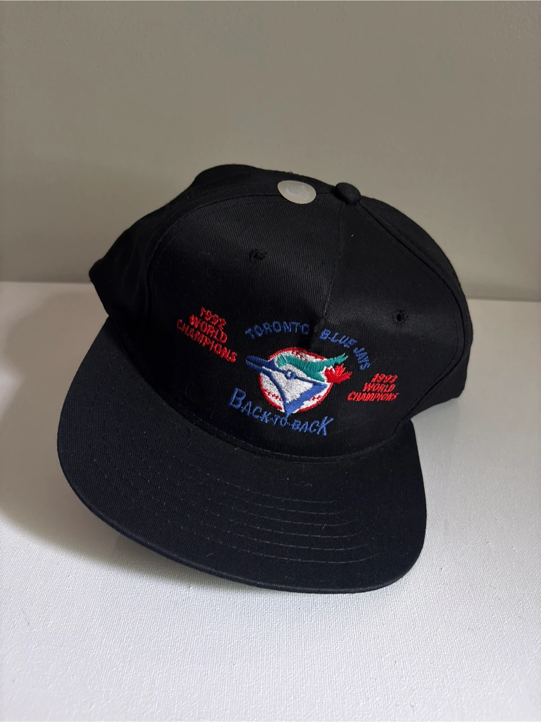 Vintage Toronto Blue Jays 90s snapback hat champions MLB