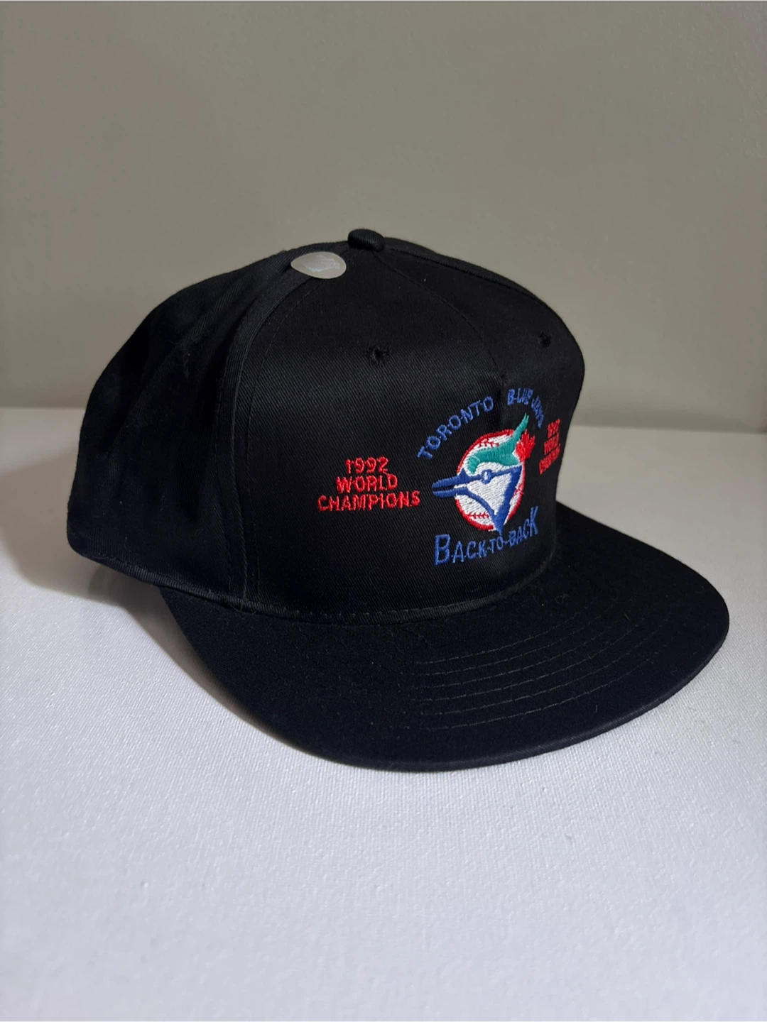 Vintage Toronto Blue Jays 90s snapback hat champions MLB - photo 2