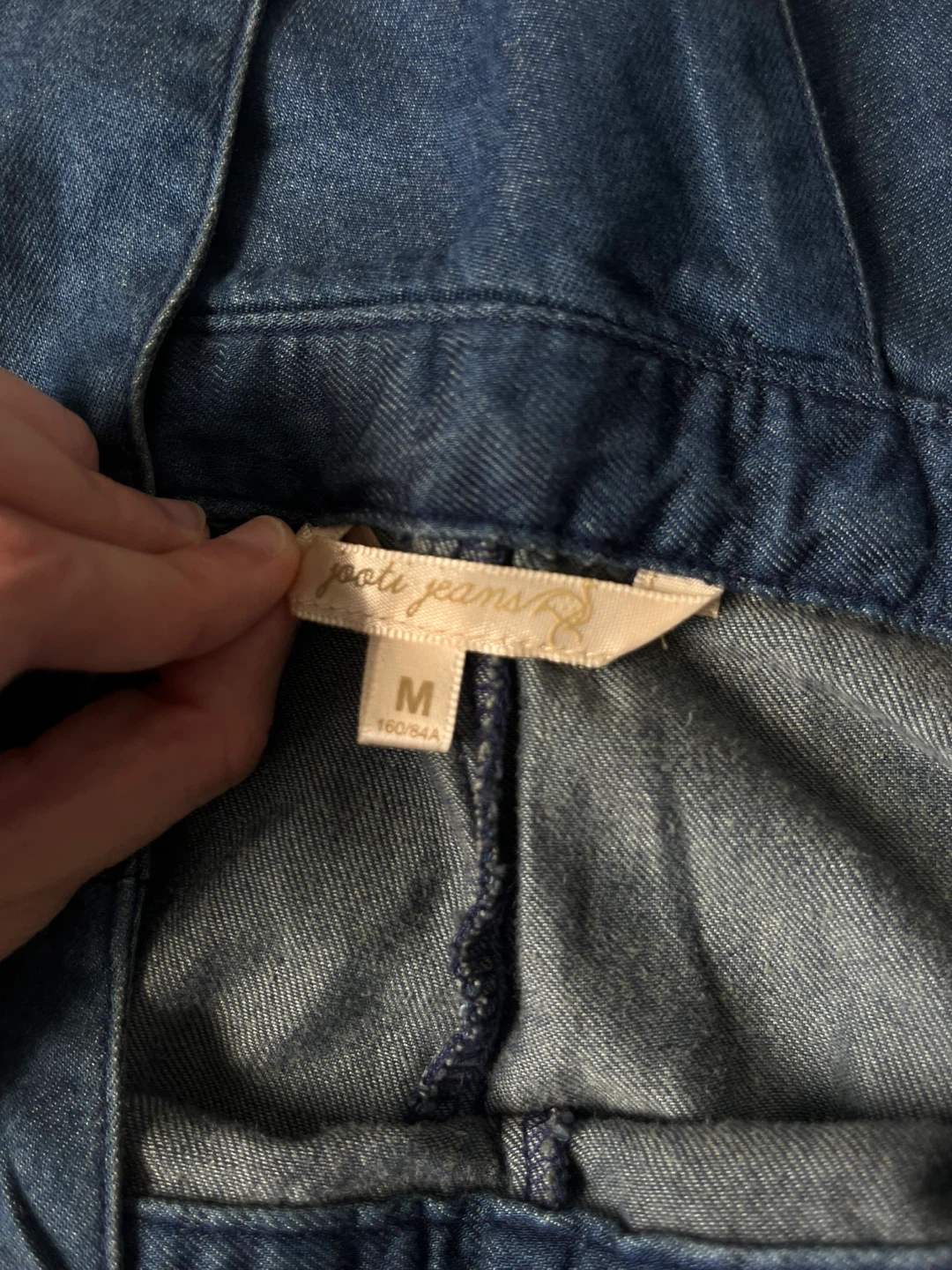 Pootie Jeans Denim Jumpsuit Size M - photo 3