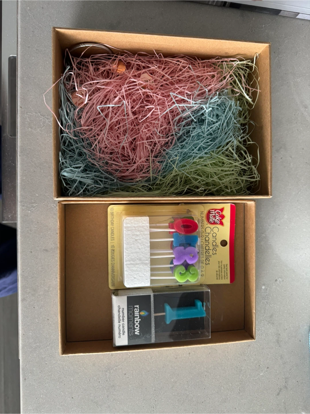 Moving sales- must go birthday gift box