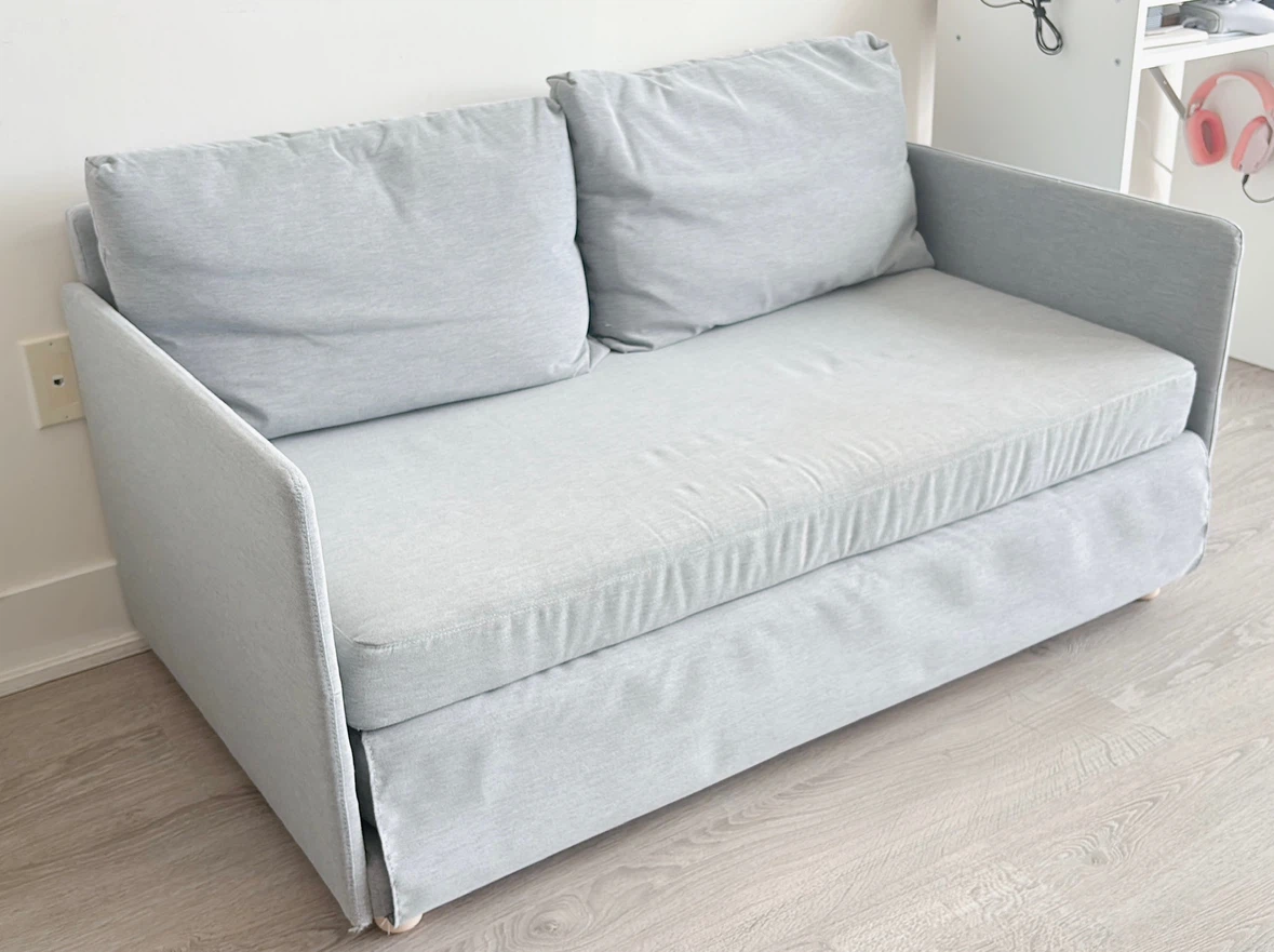 [LAST CHANCE -1 DAY LEFT] IKEA FRIDHULT Sofa-Bed - Grey - photo 2