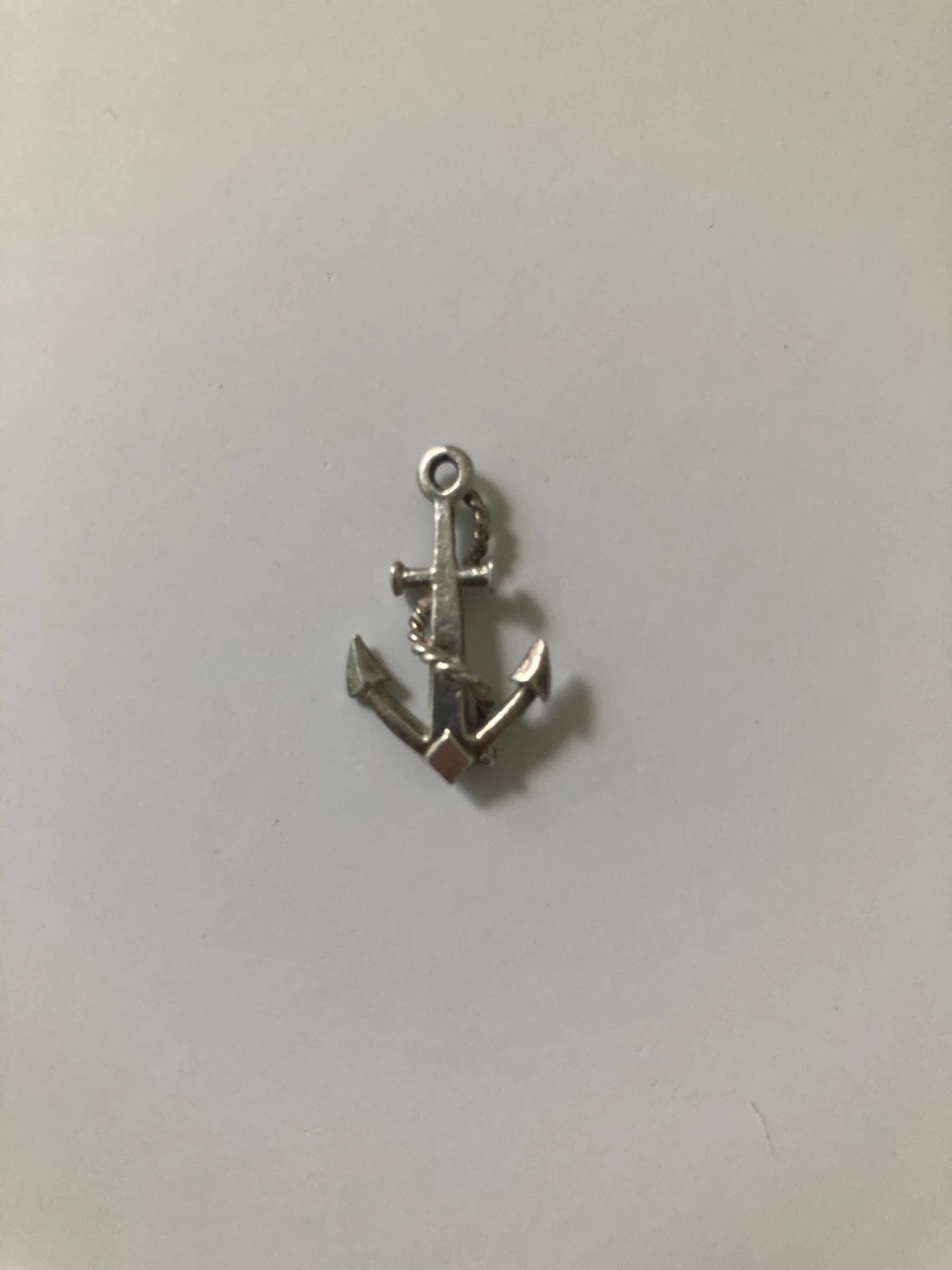 Anchor Charm Pendant sterling silver
