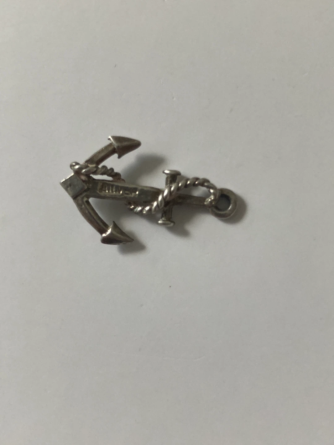 Anchor Charm Pendant sterling silver - photo 2