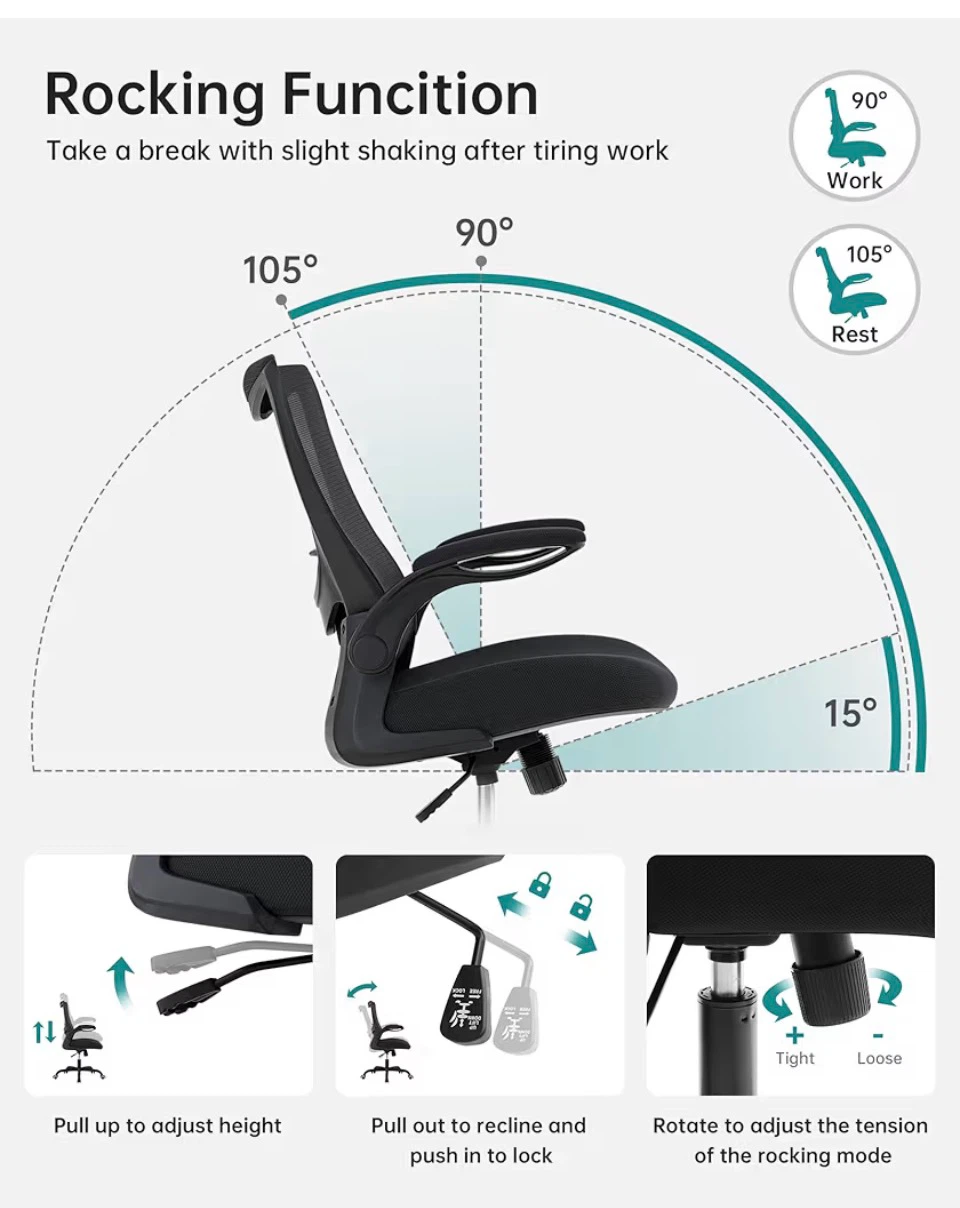 Ergonomic Mesh Office Chair with Lumbar Support - photo 5