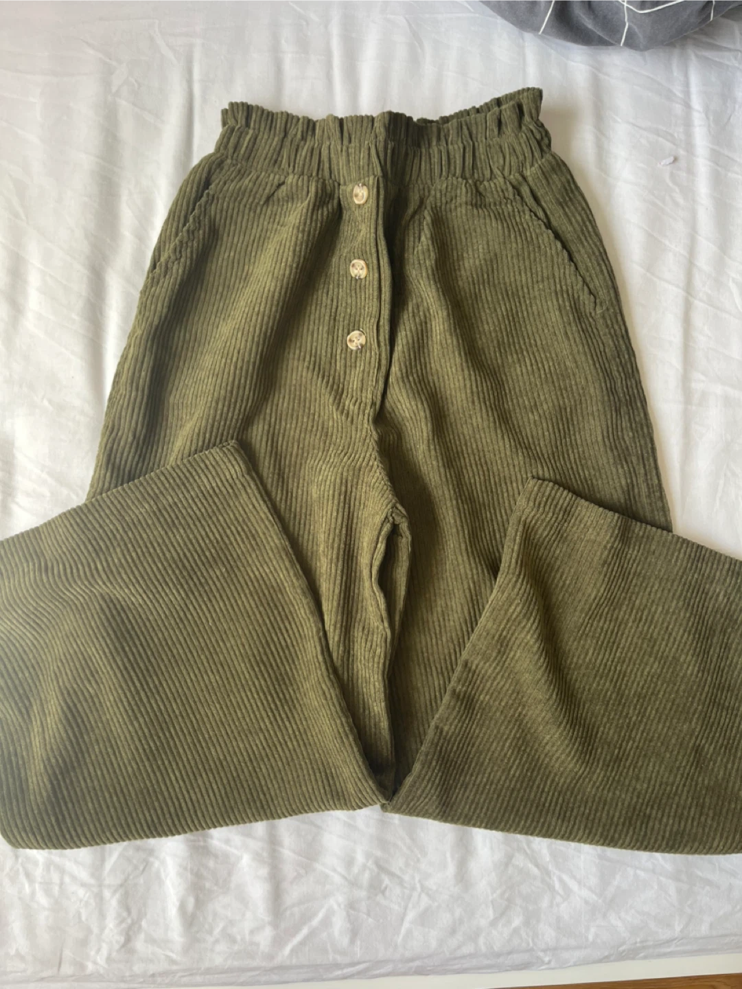 PIANO Teen Olive Corduroy Pants