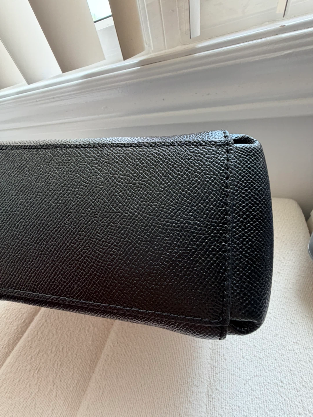 Coach Black Leather Satchel Handbag - photo 5