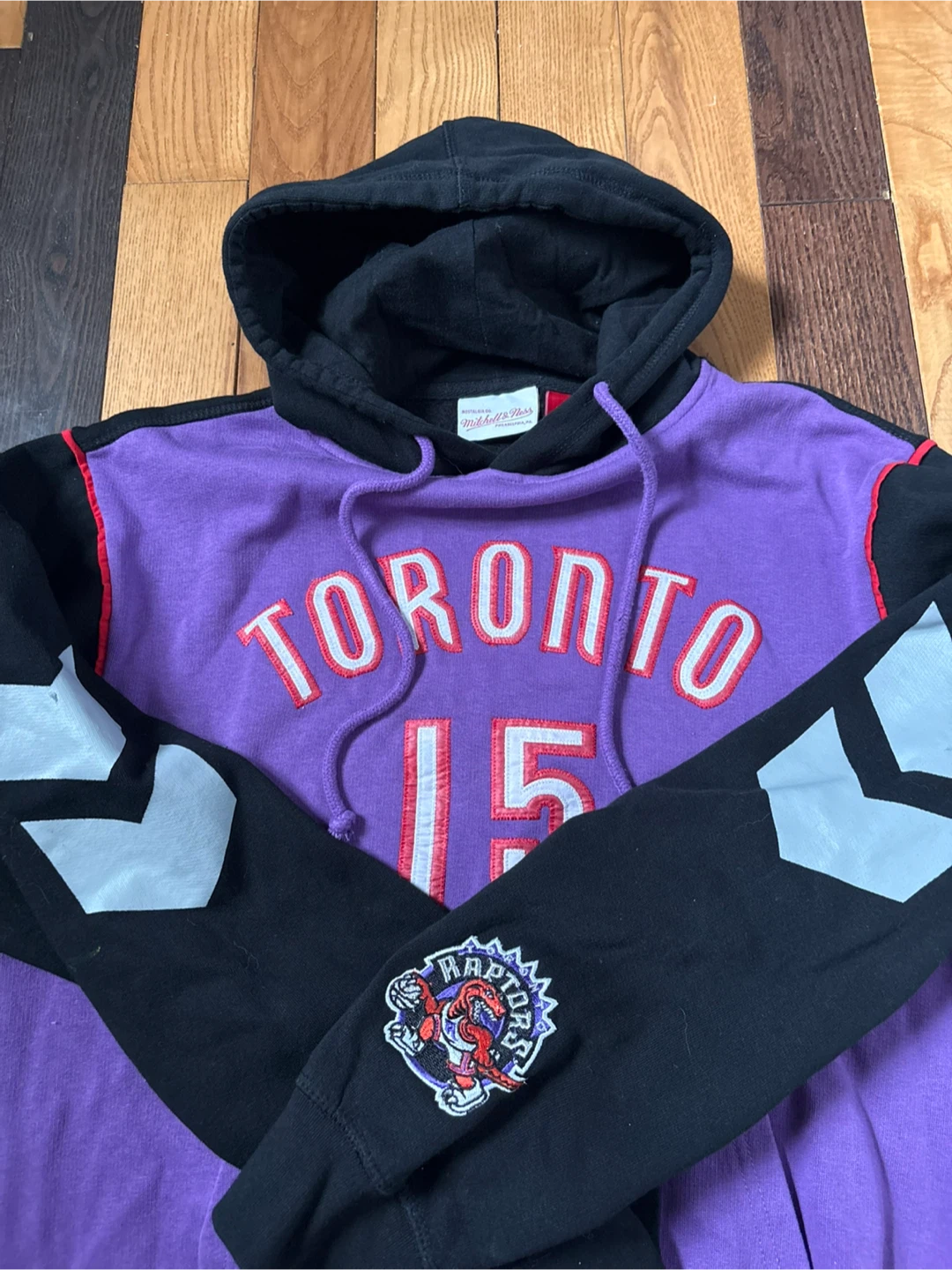 Toronto Raptors Vince Carter hoodie M Mitchell and Ness - photo 2