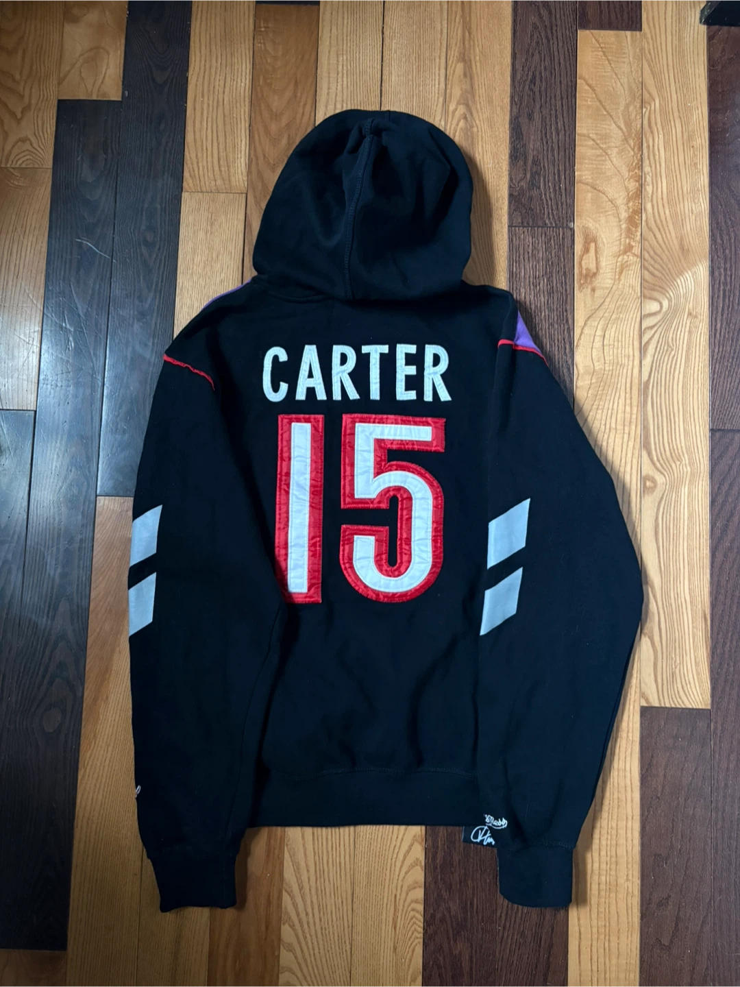 Toronto Raptors Vince Carter hoodie M Mitchell and Ness - photo 3