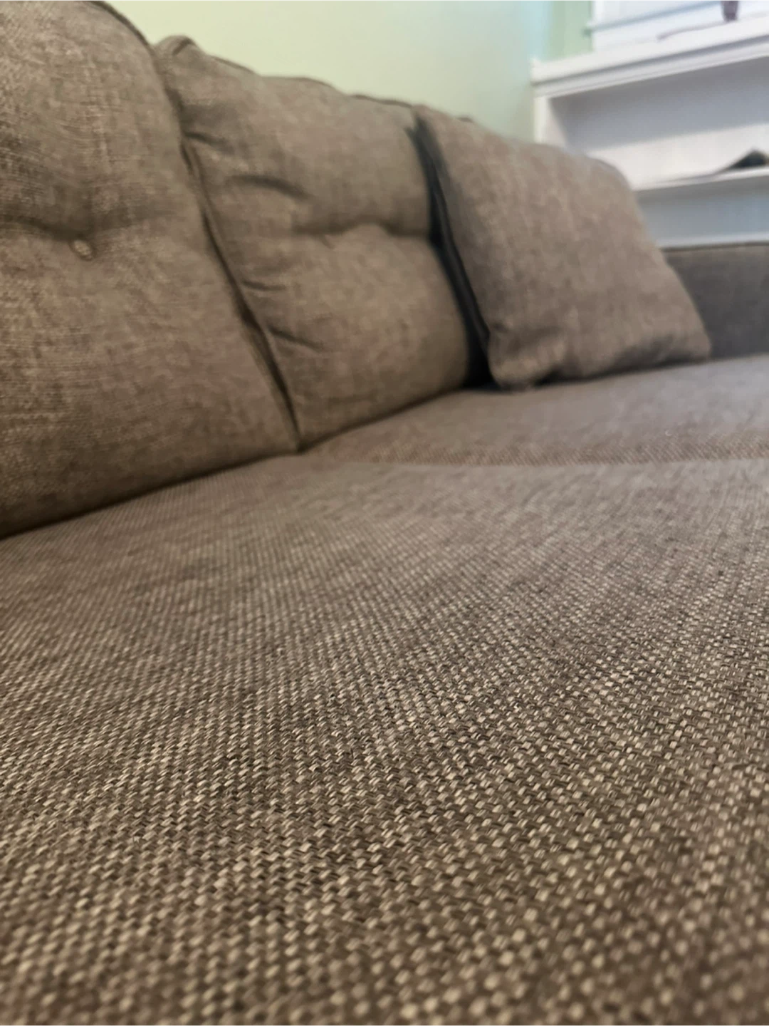 Modern Mid Century Couch Brown - photo 3