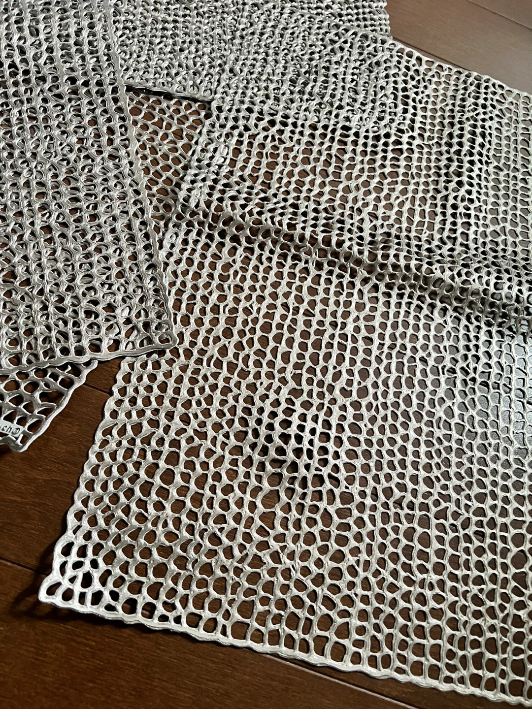 Grey Woven Placemats 12 pieces - photo 2