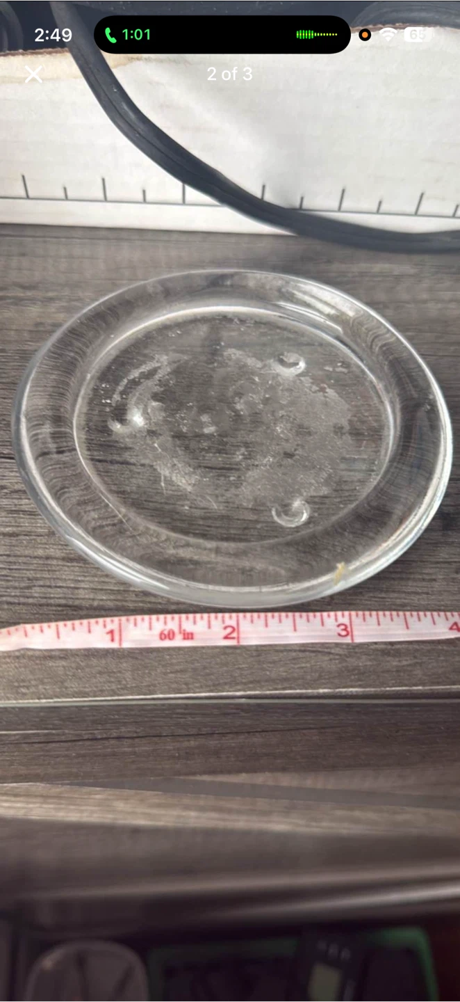 Glass Tea light candle base - photo 2
