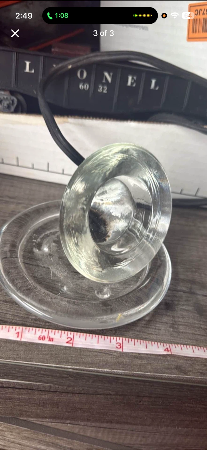Glass Tea light candle base - photo 3
