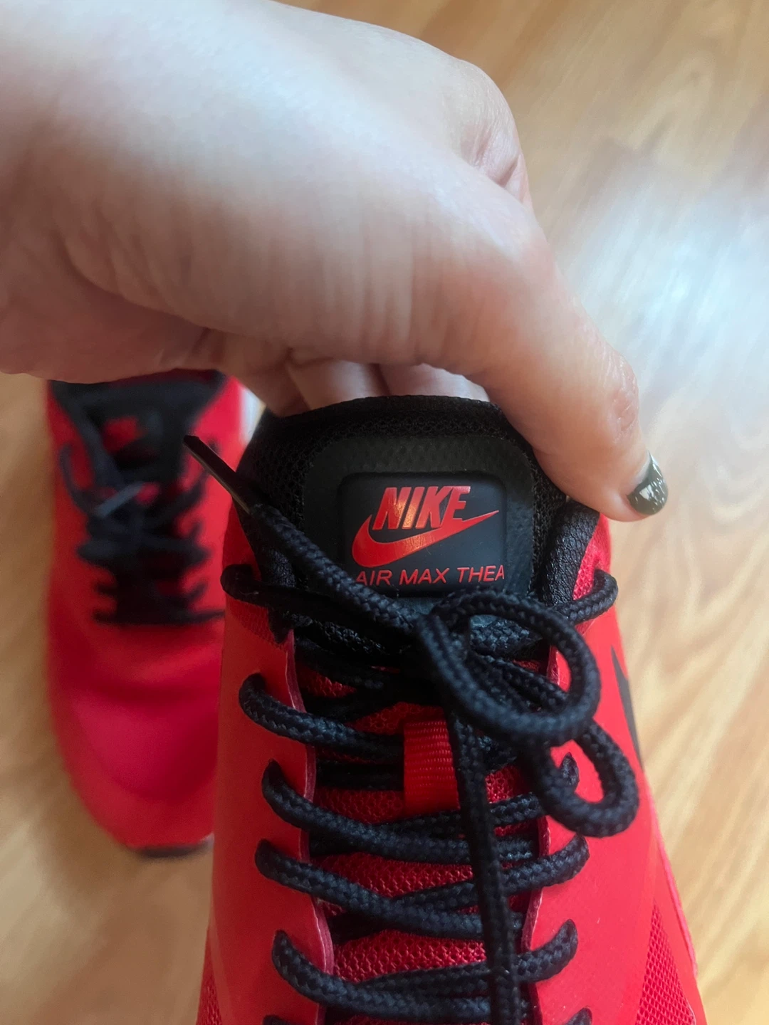 Nike Air Max Thea Women's Red Shoes - photo 2