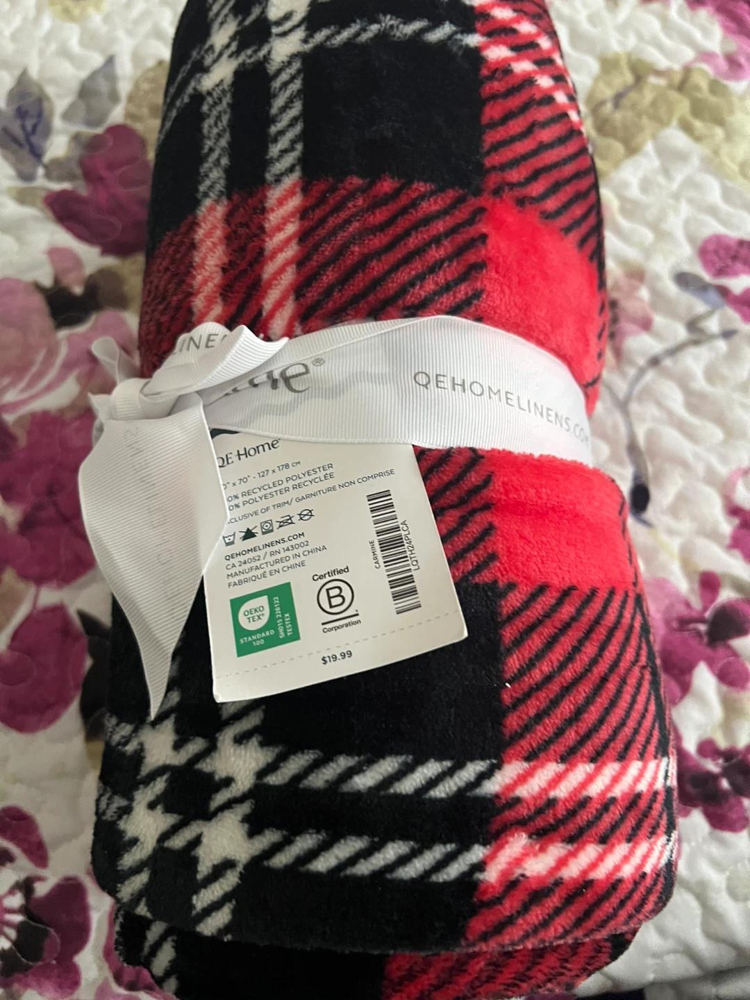 QE Home Fleece Throw Blanket - photo 2