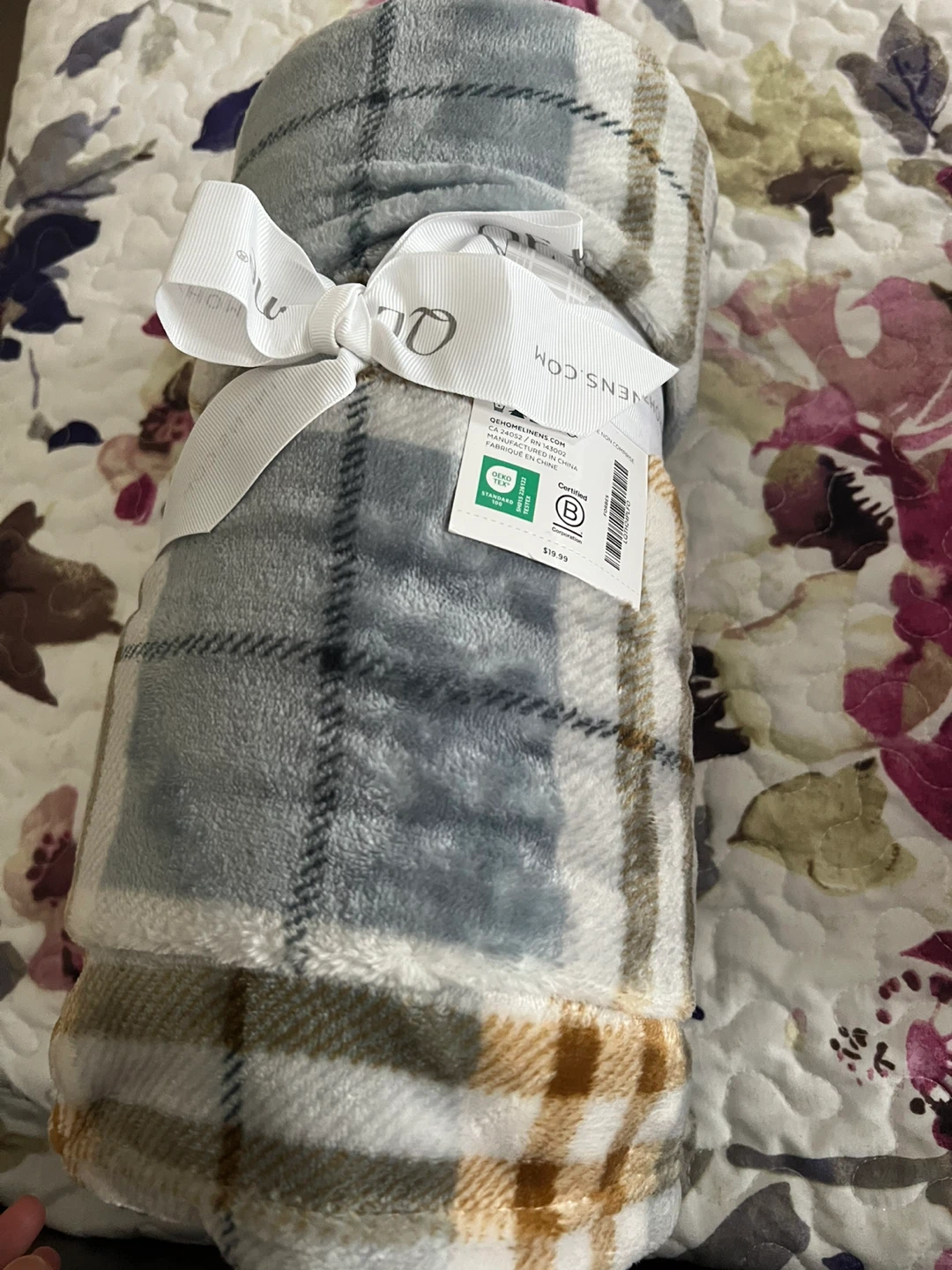 QE Home Fleece Throw Blanket - photo 3