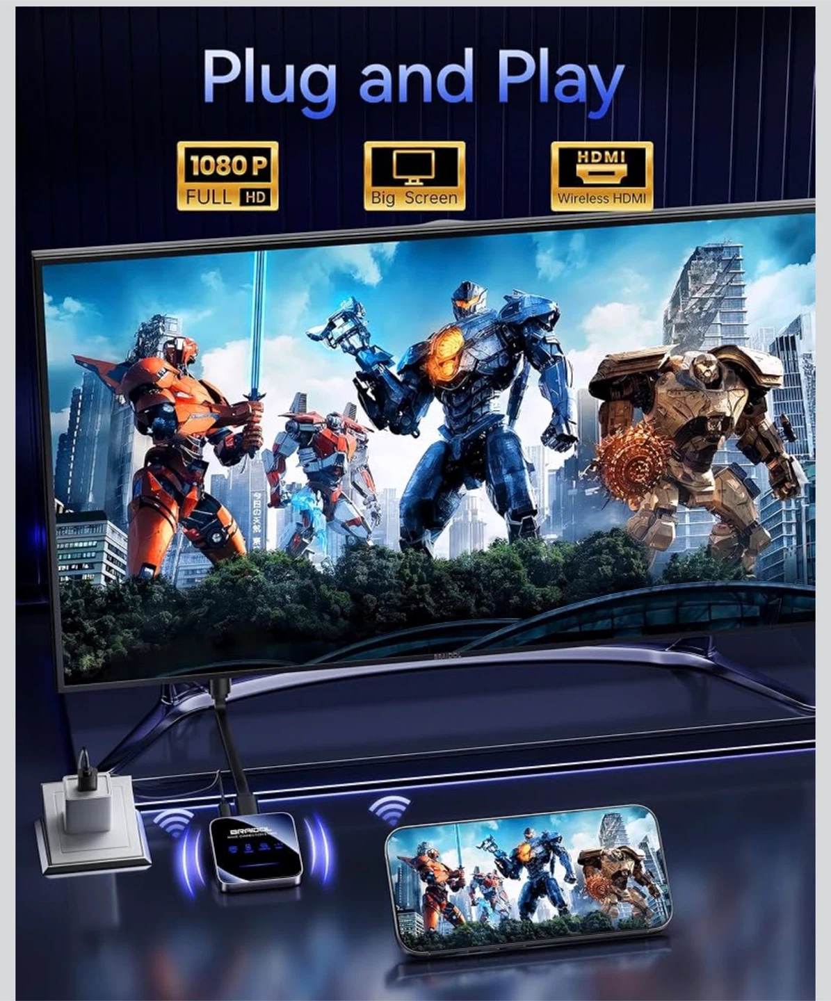 Wireless HDMI Display Adapter - photo 2