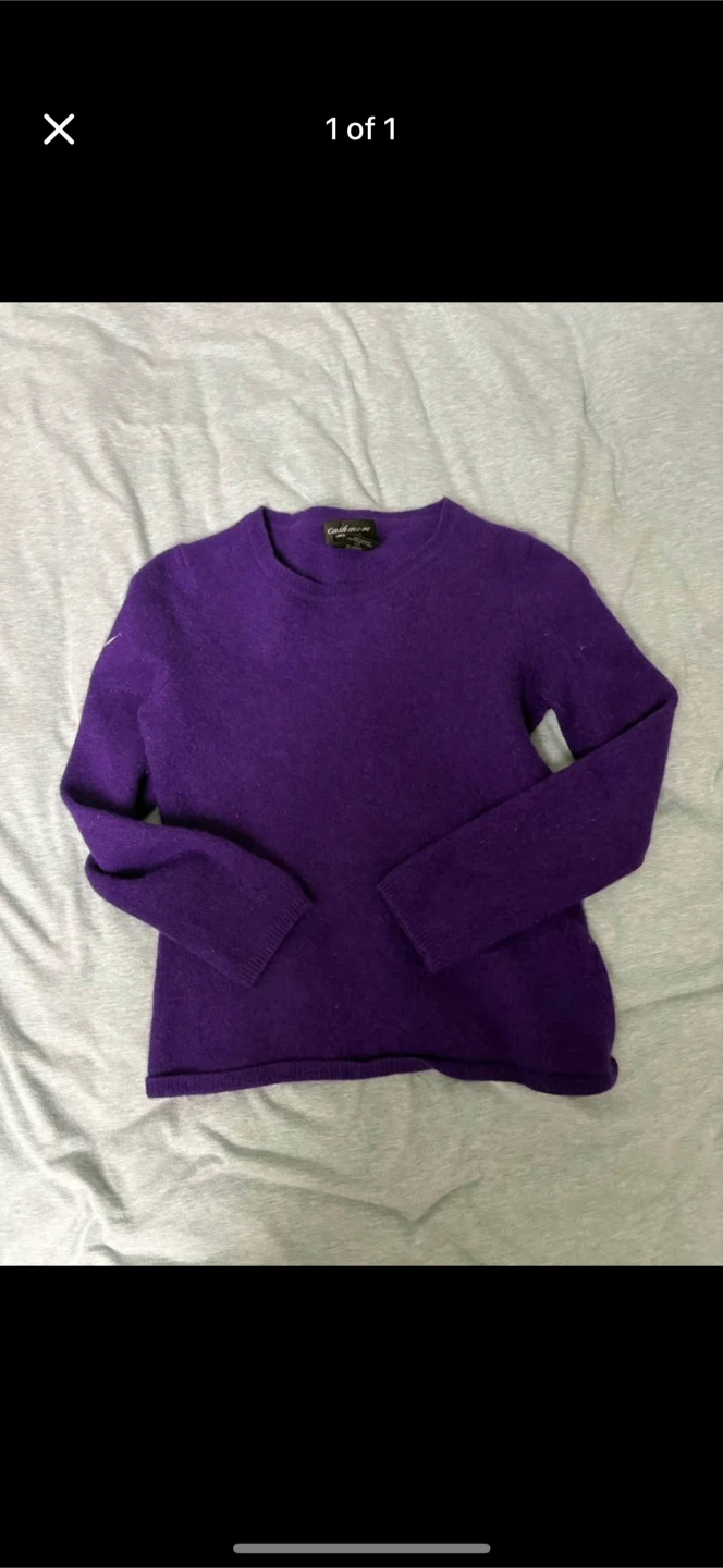 Kids purple, cashmere top Lord & Taylor (kids)