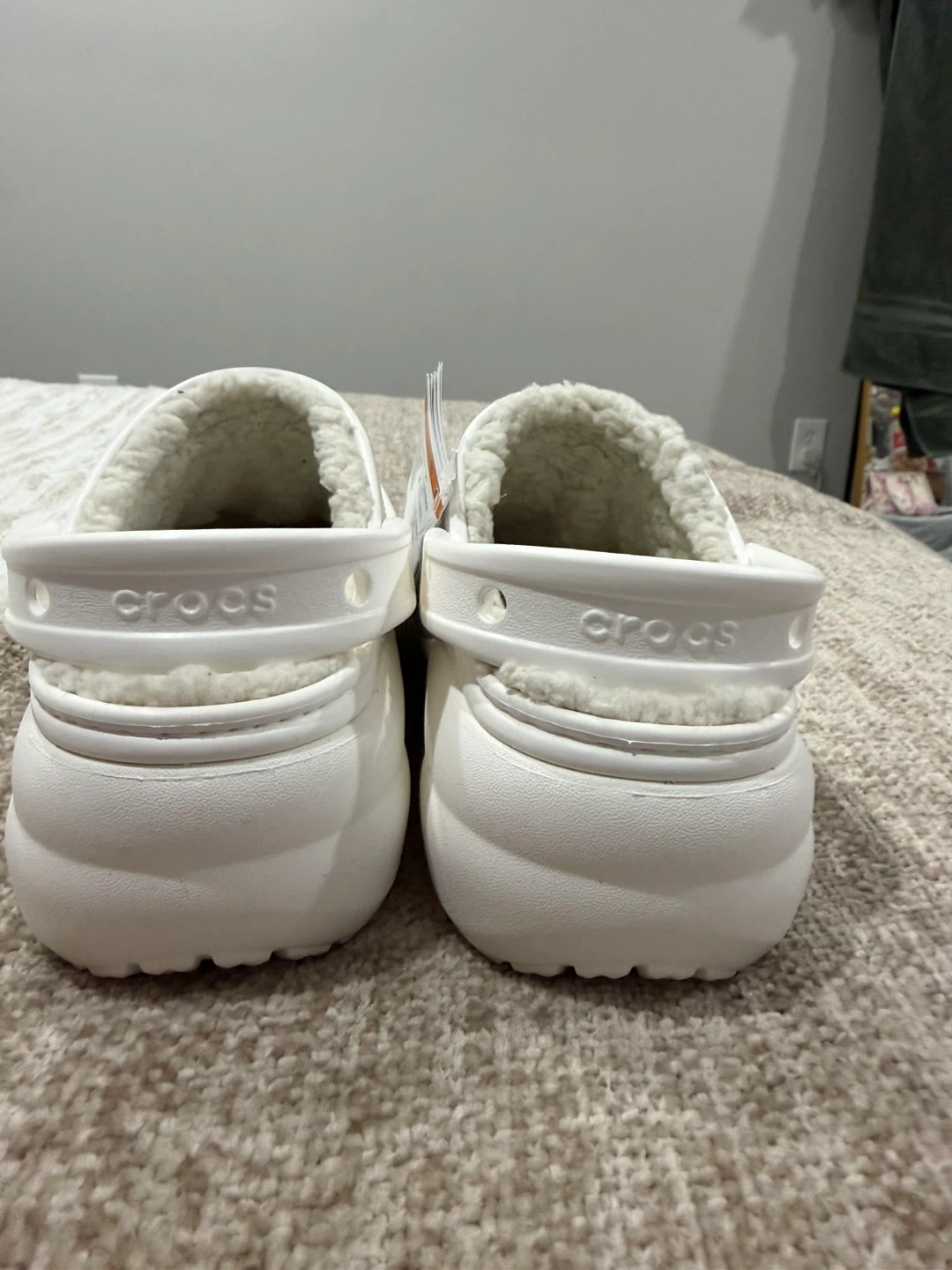 Crocs Classic Platform Lined Clog W US W5 White - photo 3